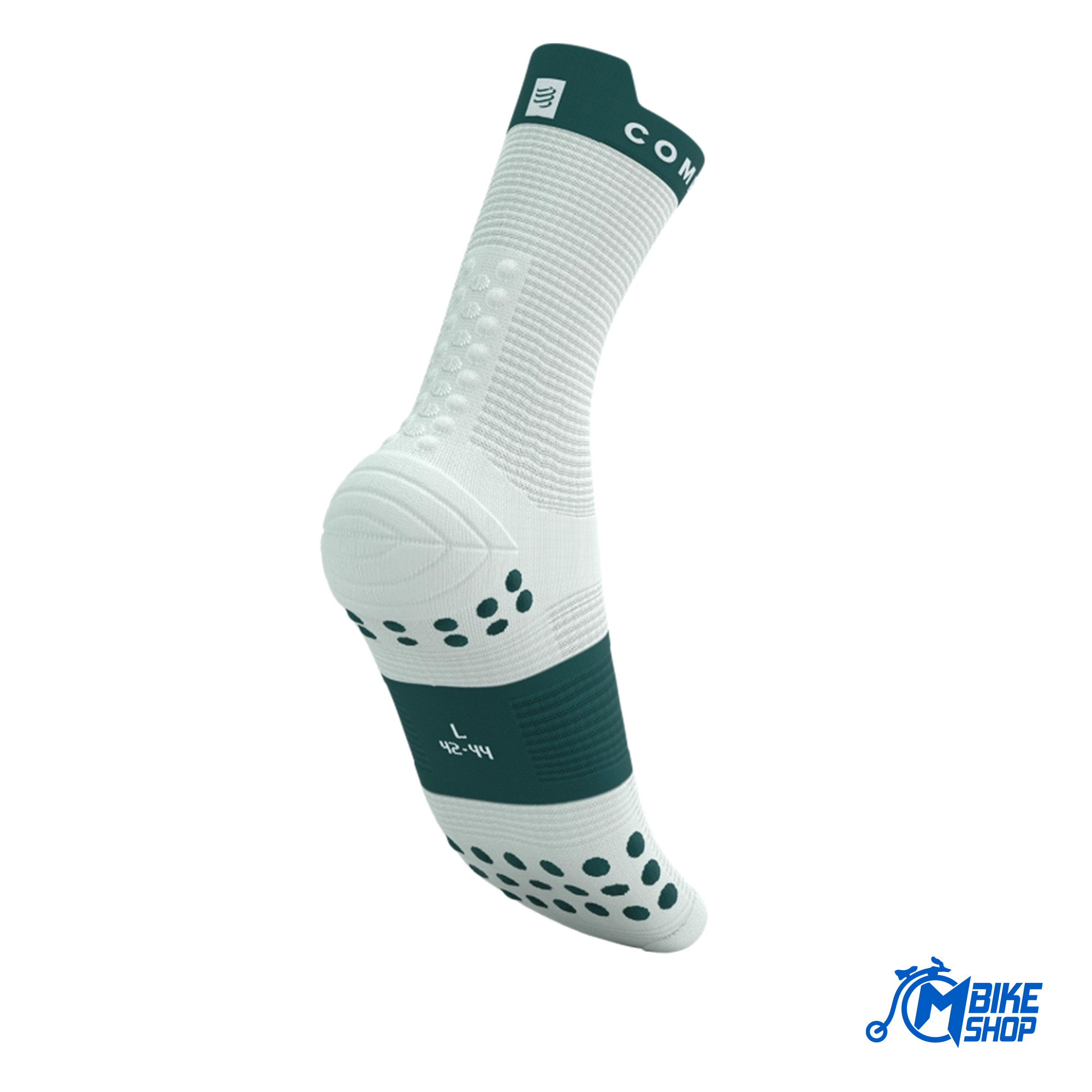 Čarape COMPRESSPORT Pro Racing V4.0 Run Hight Sugar/Storm - Image 8