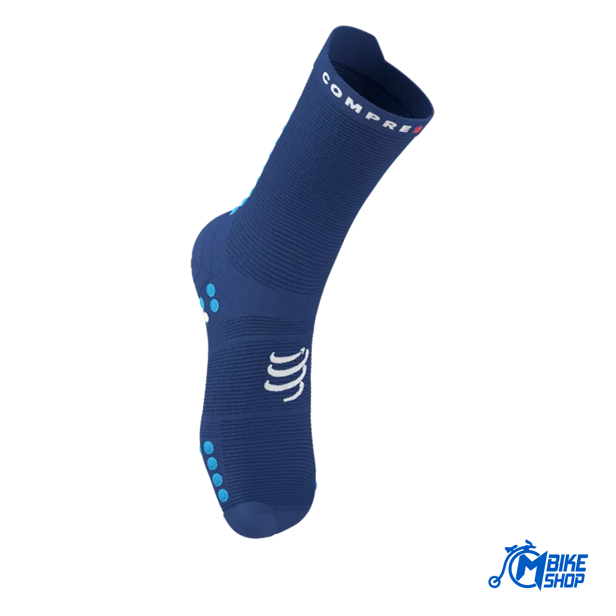 Čarape COMPRESSPORT Pro Racing V4.0 Run High Sodalite/Fluo Blue - Image 2