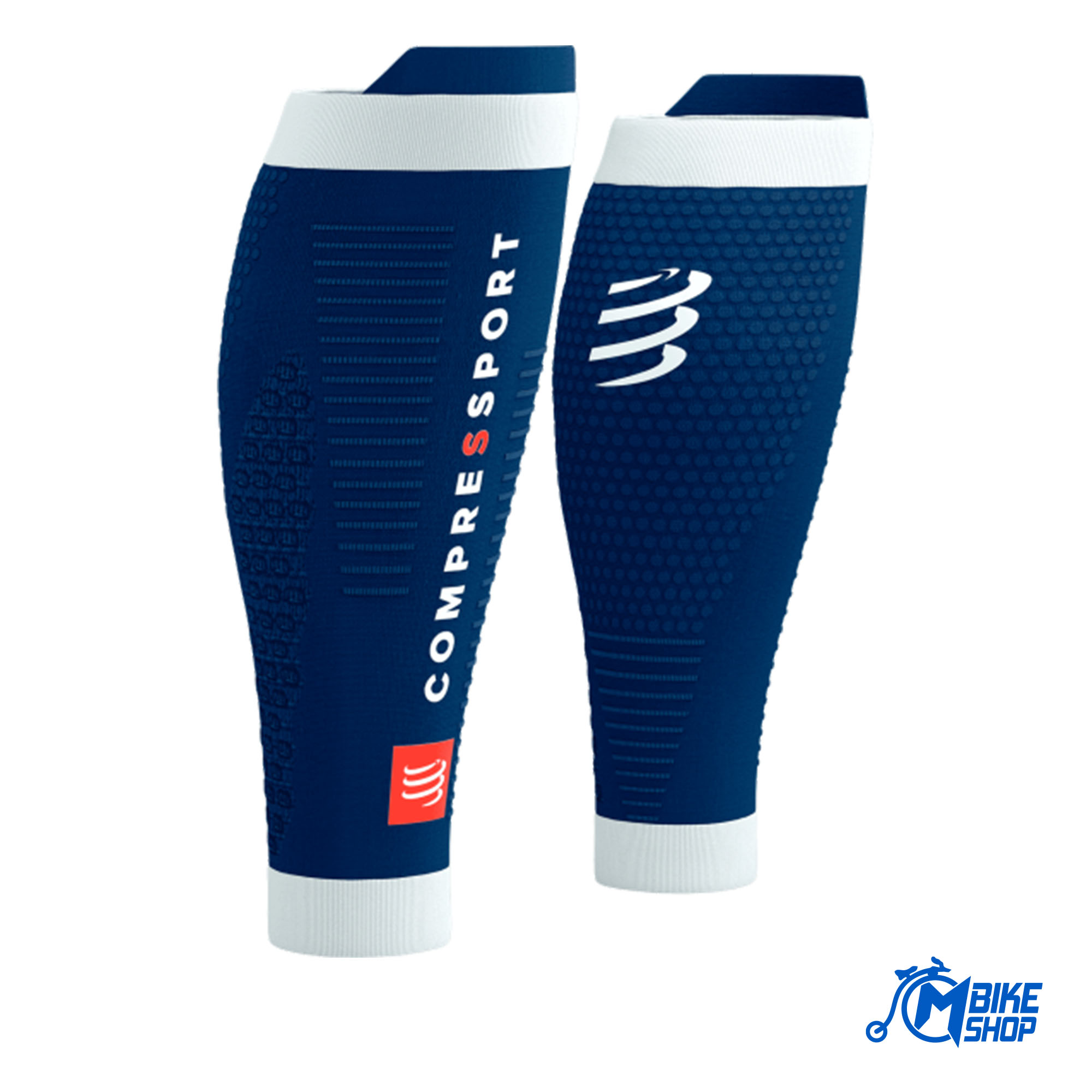 Navlake za noge COMPRESSPORT R2 3.0 Estate Blue/White - Image 2