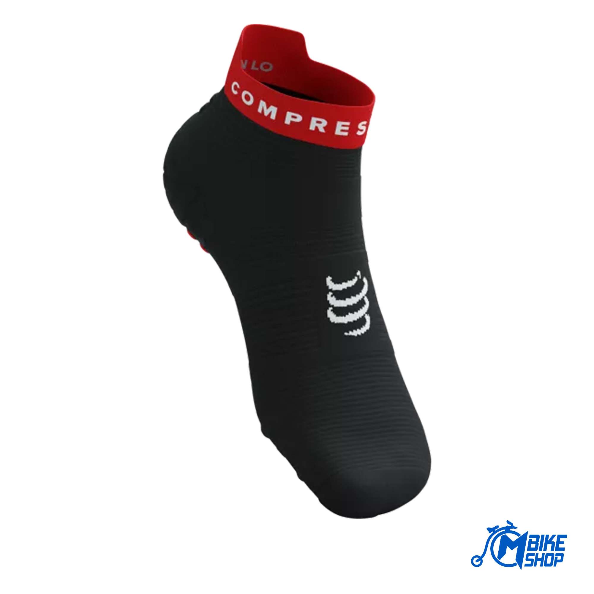 Čarape COMPRESSPORT Pro Racing V4.0 Run Low Black/Core Red - Image 4