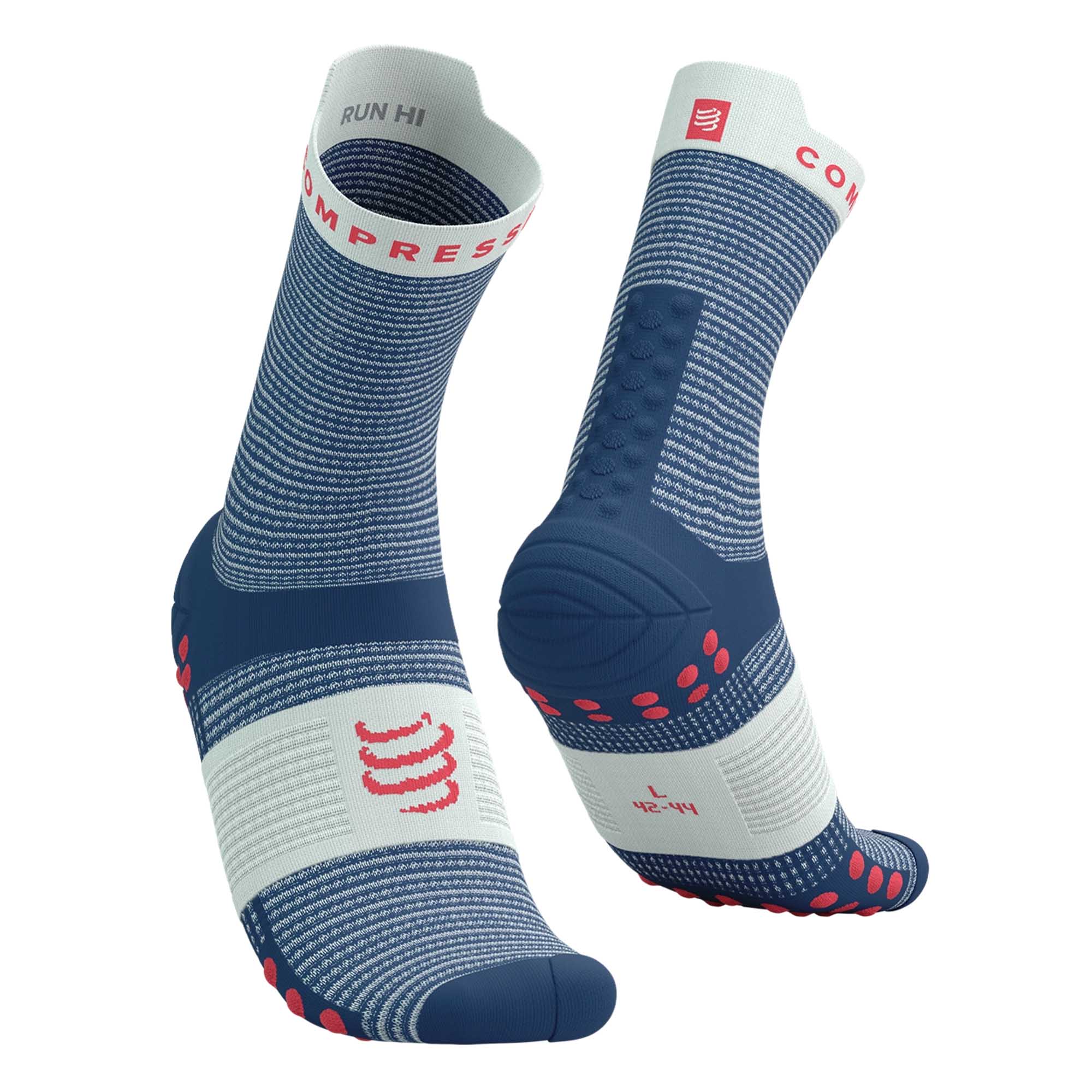 Čarape COMPRESSPORT Pro Racing V4.0 Run High Blues/Sugar - Image 3