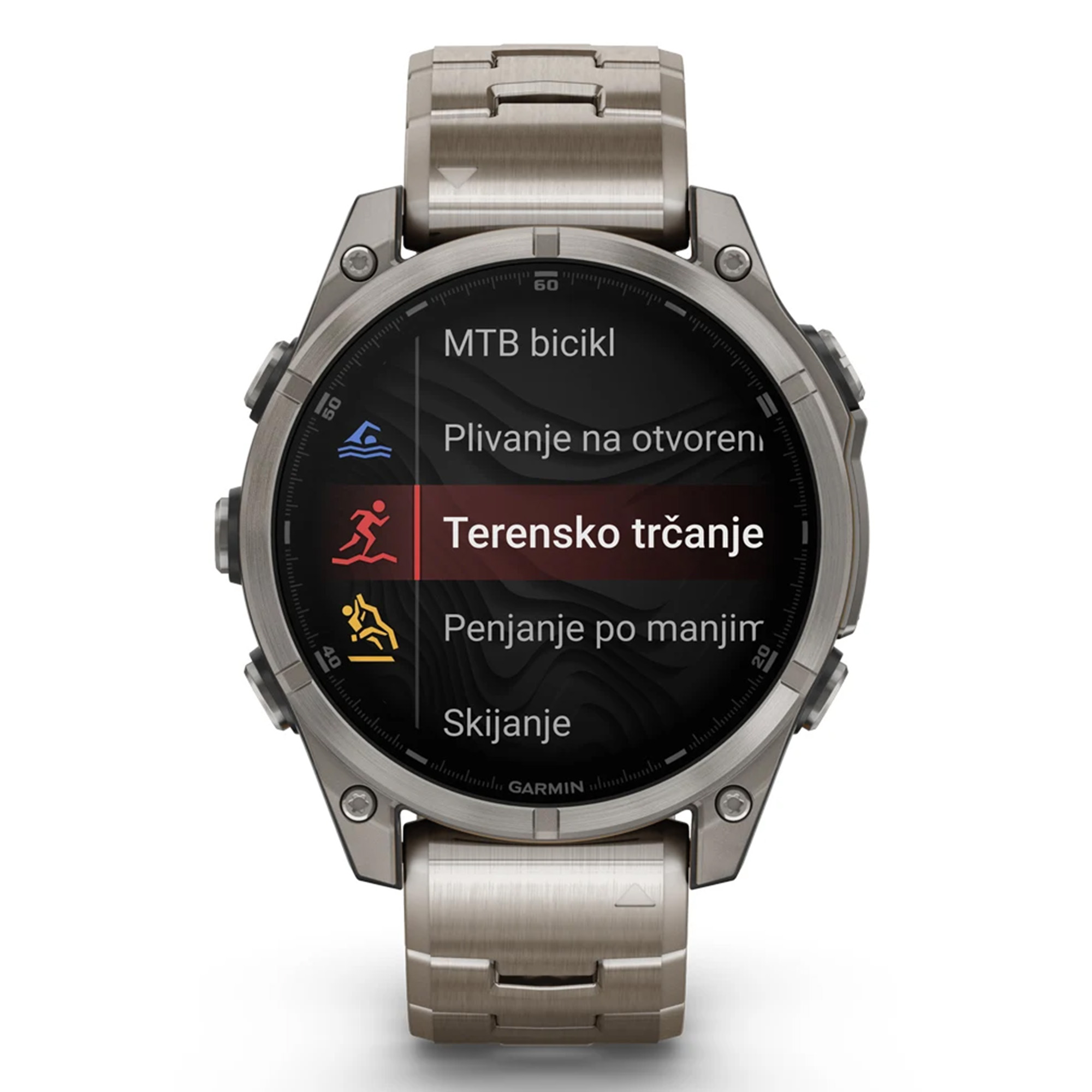 GARMIN fenix 8 47 mm AMOLED Sapphire Bare Titanium Graphite/Titanium - Image 13