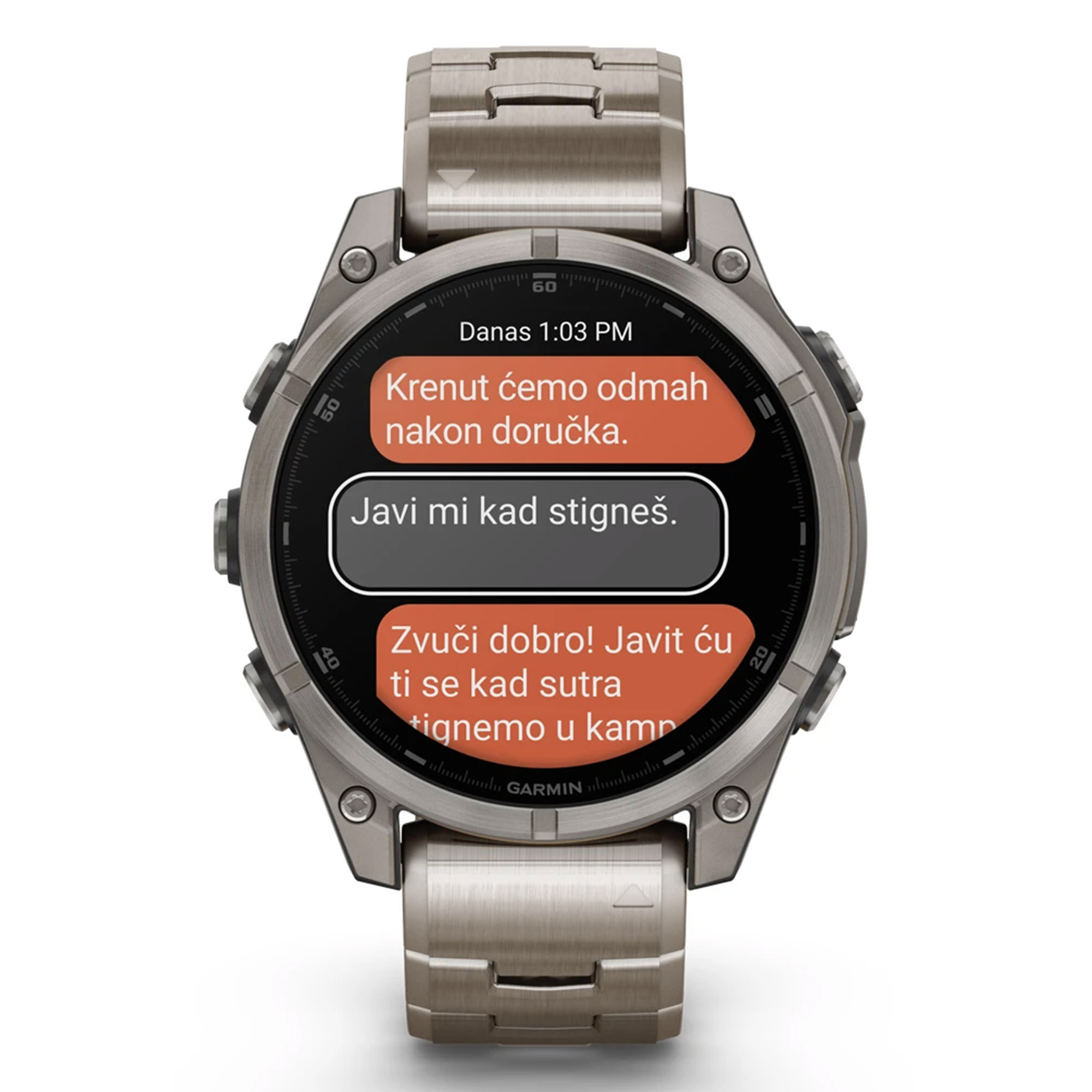 GARMIN fenix 8 47 mm AMOLED Sapphire Bare Titanium Graphite/Titanium - Image 17