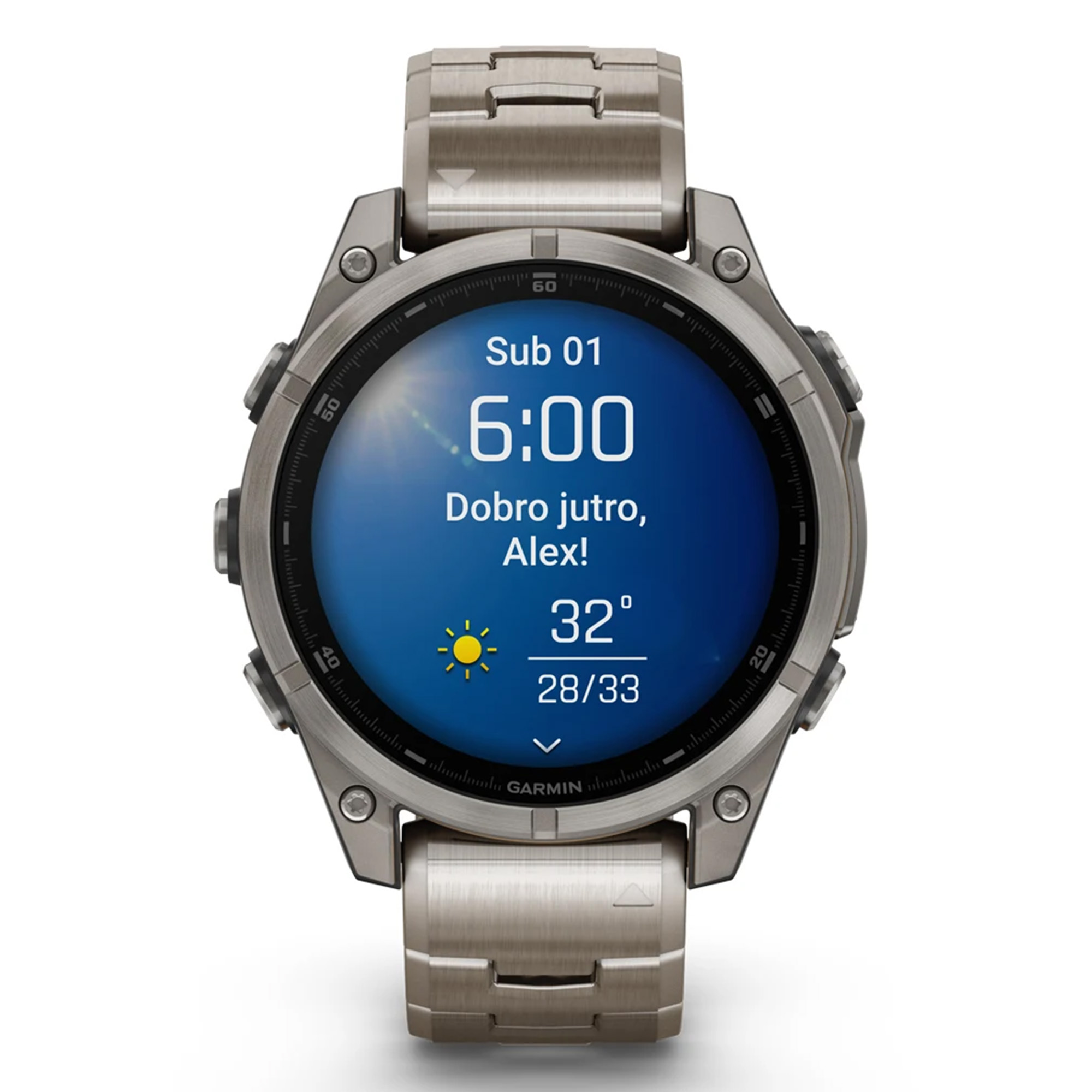 GARMIN fenix 8 47 mm AMOLED Sapphire Bare Titanium Graphite/Titanium - Image 18