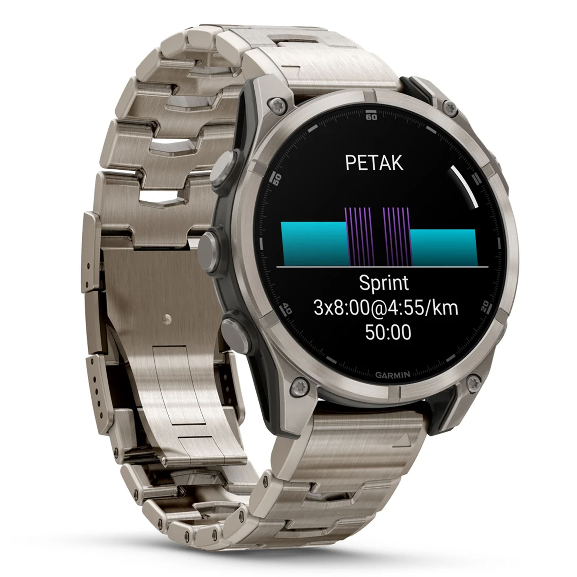 GARMIN fenix 8 47 mm AMOLED Sapphire Bare Titanium Graphite/Titanium - Image 19
