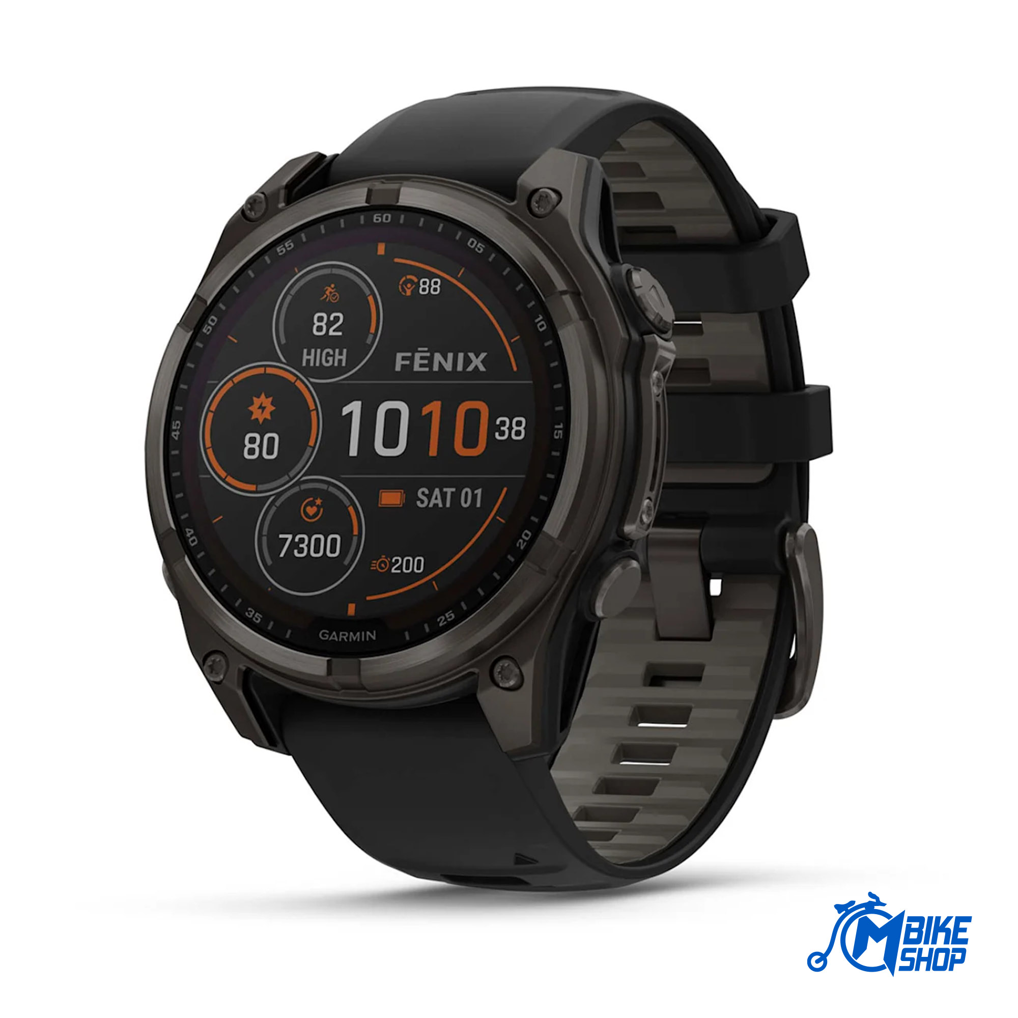 GARMIN Fenix 8 47mm Solar Sapphire Carbon Gray DLC Titanium Black/Pebble Gray - Image 10