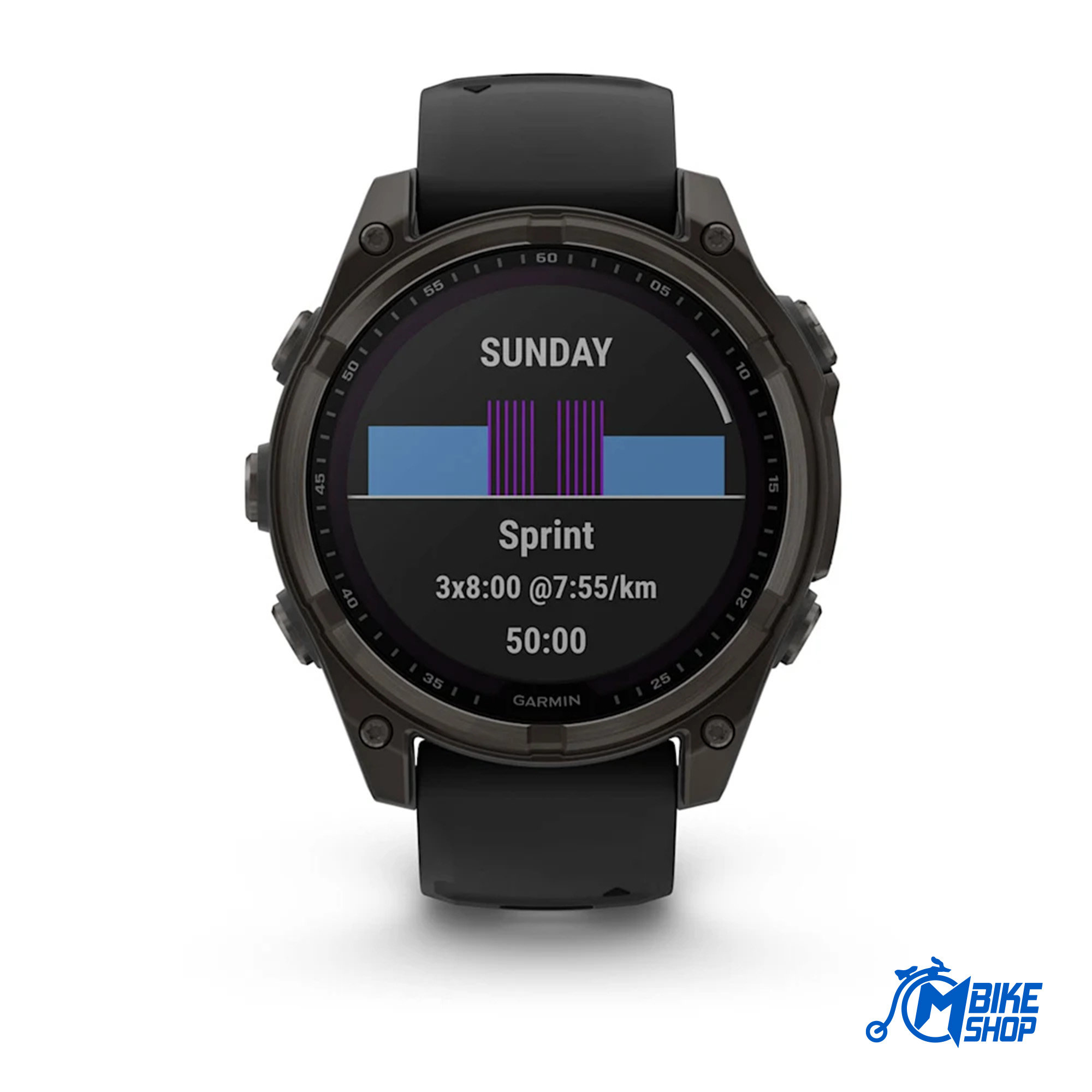 GARMIN Fenix 8 47mm Solar Sapphire Carbon Gray DLC Titanium Black/Pebble Gray - Image 12