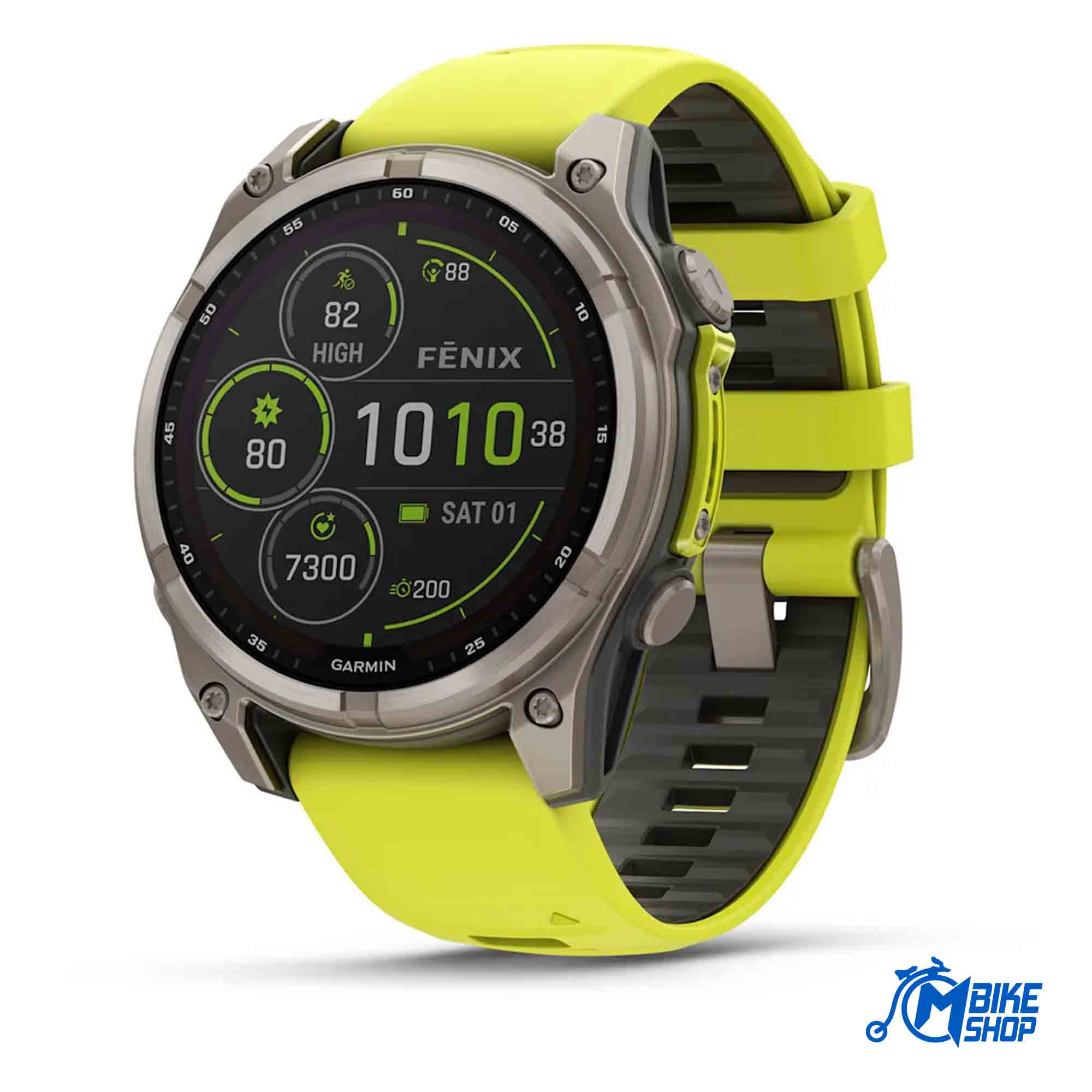 GARMIN Fenix 8 47 mm Solar Sapphire Titanium Amp Yellow/Graphite - Image 10