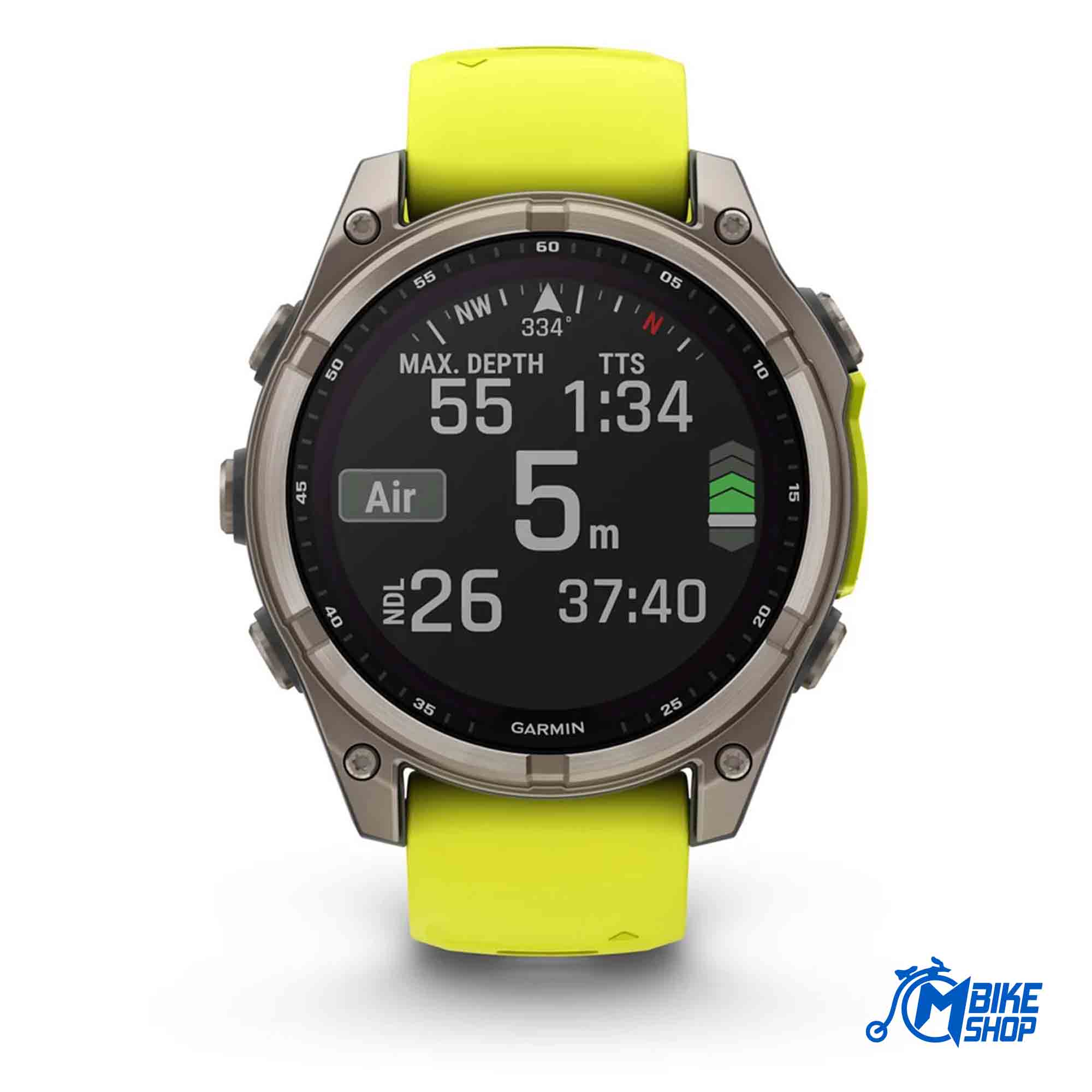 GARMIN Fenix 8 47 mm Solar Sapphire Titanium Amp Yellow/Graphite - Image 13