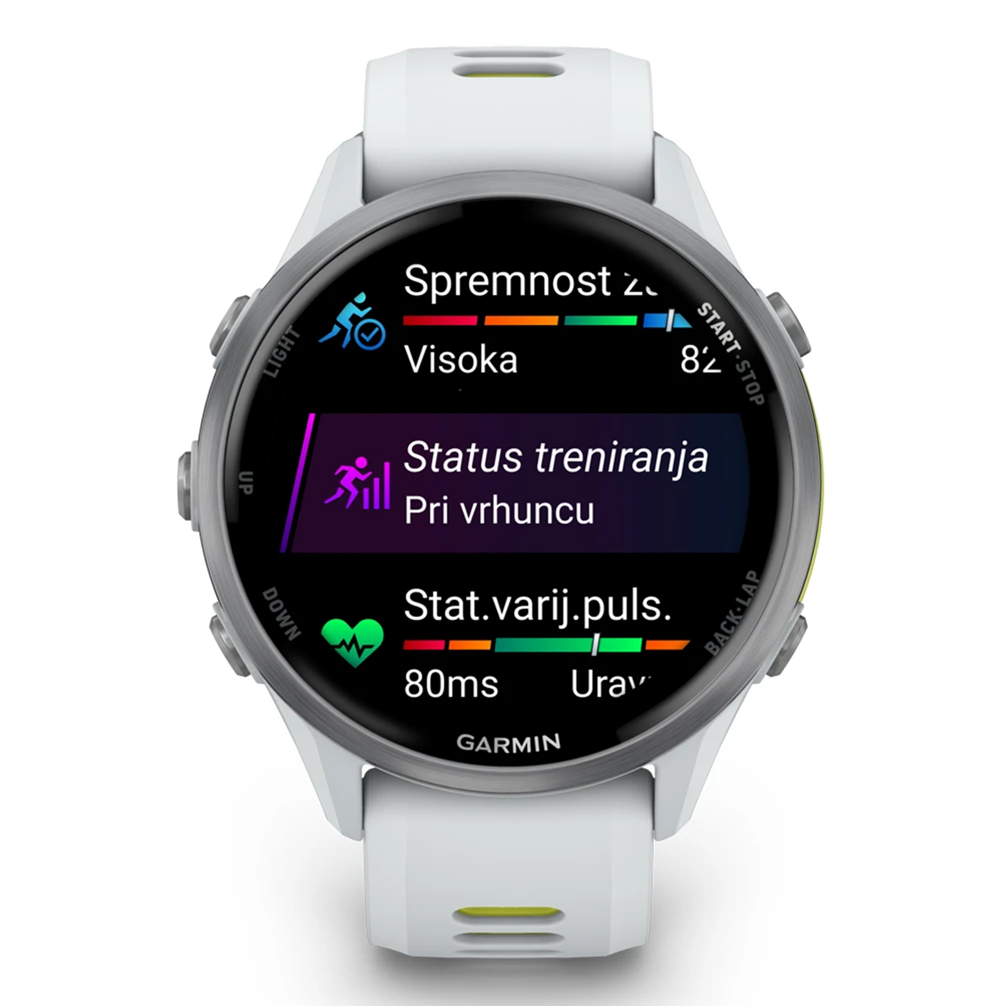 GARMIN Forerunner 970 Titanium Whitestone Amp Yellow - Image 8