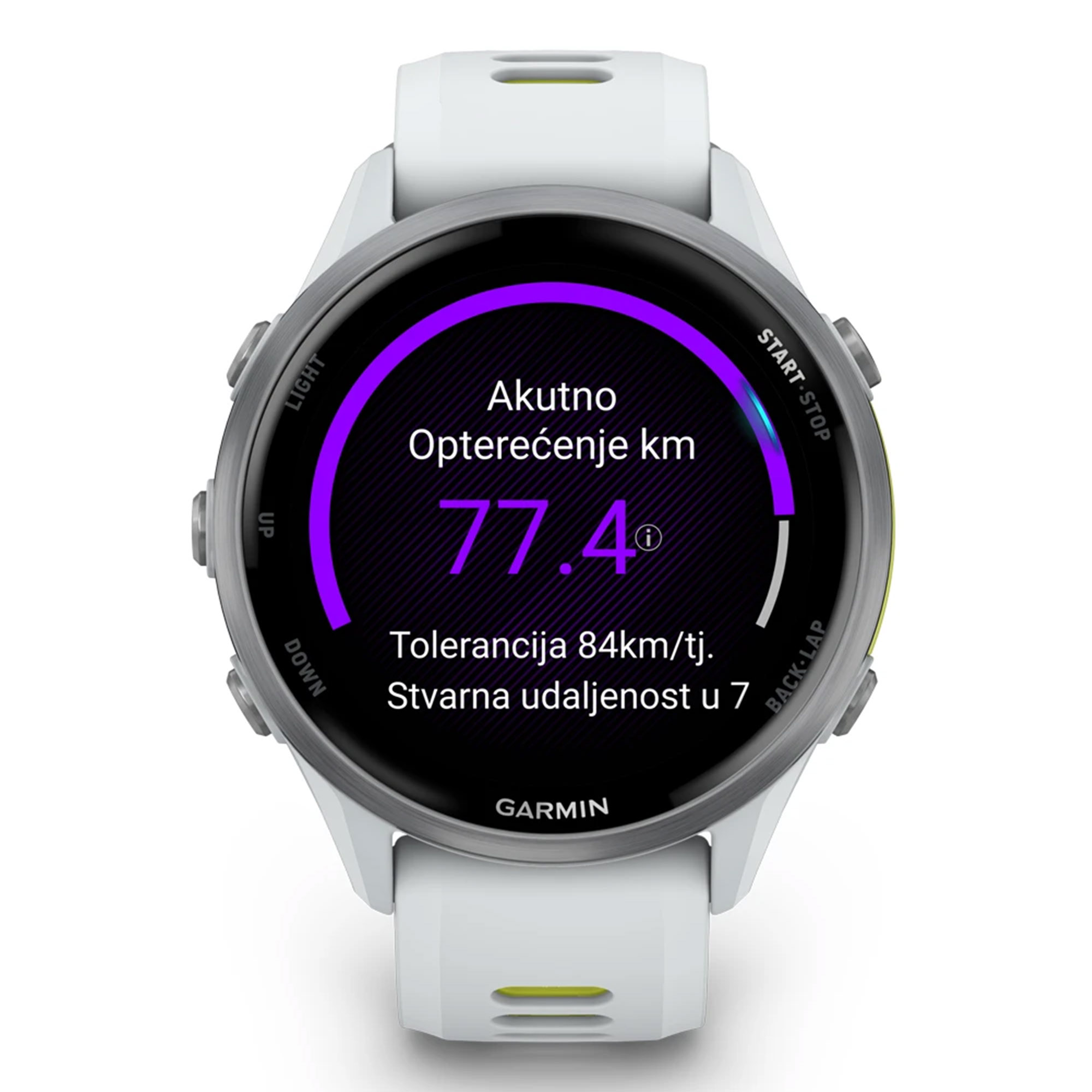 GARMIN Forerunner 970 Titanium Whitestone Amp Yellow - Image 9