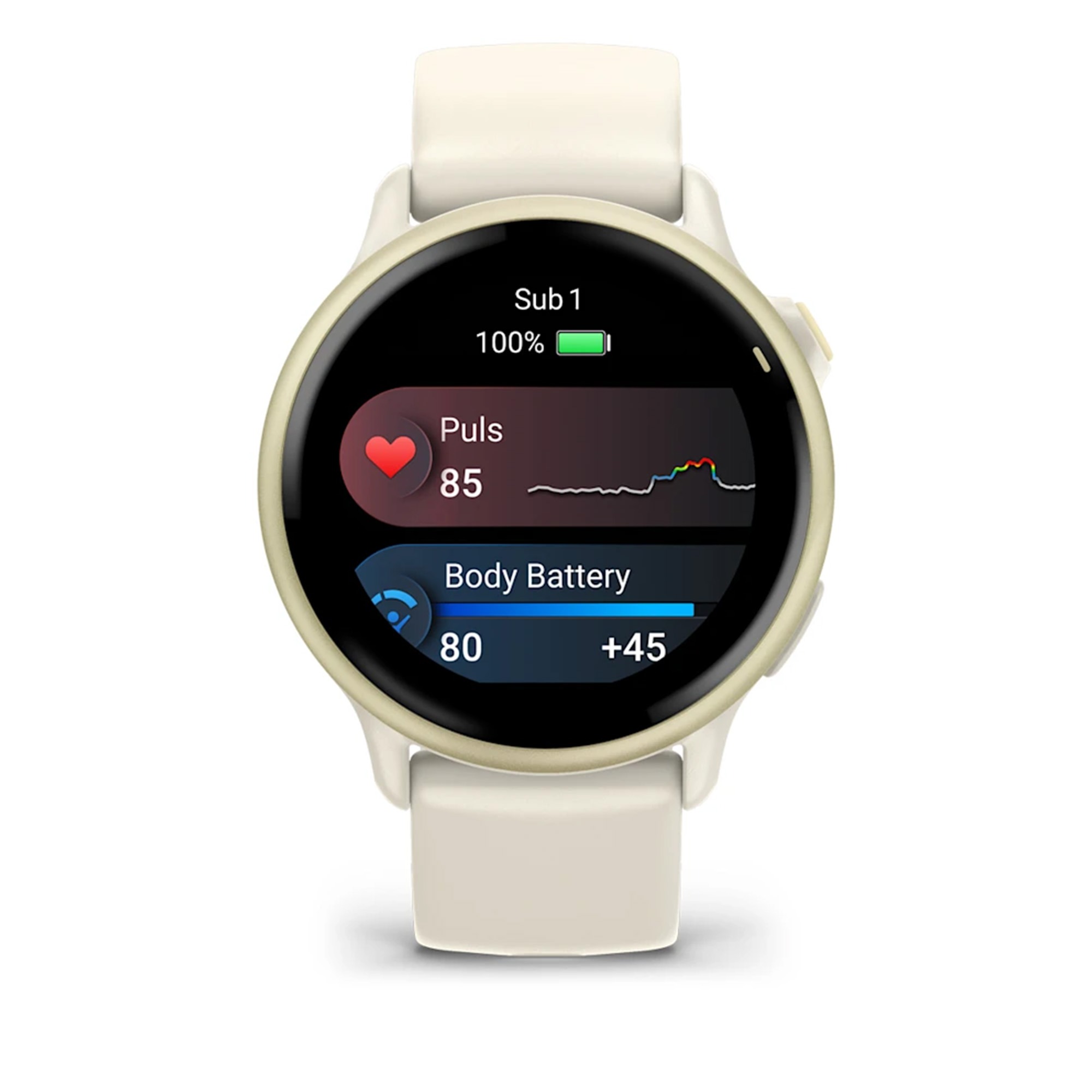 GARMIN Vivoactive 6 Bone/Lunar Gold - Image 3