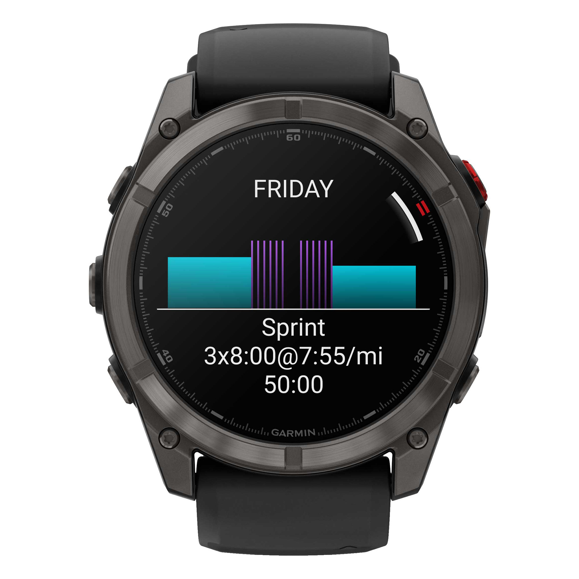 GARMIN Fenix 8 PRO 51mm LTE AMOLED Sapphire Carbon Gray DLC Tit. Black - Image 13