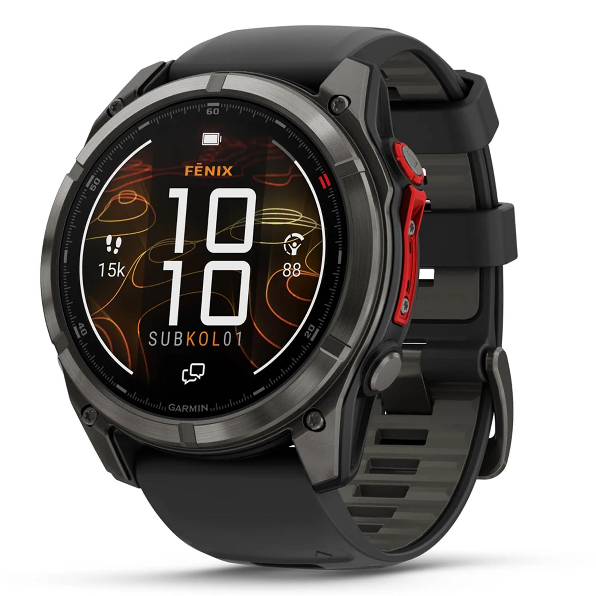GARMIN Fenix 8 PRO 51mm LTE MICROLED Sapphire Tit. Carbon Gray Black - Image 11