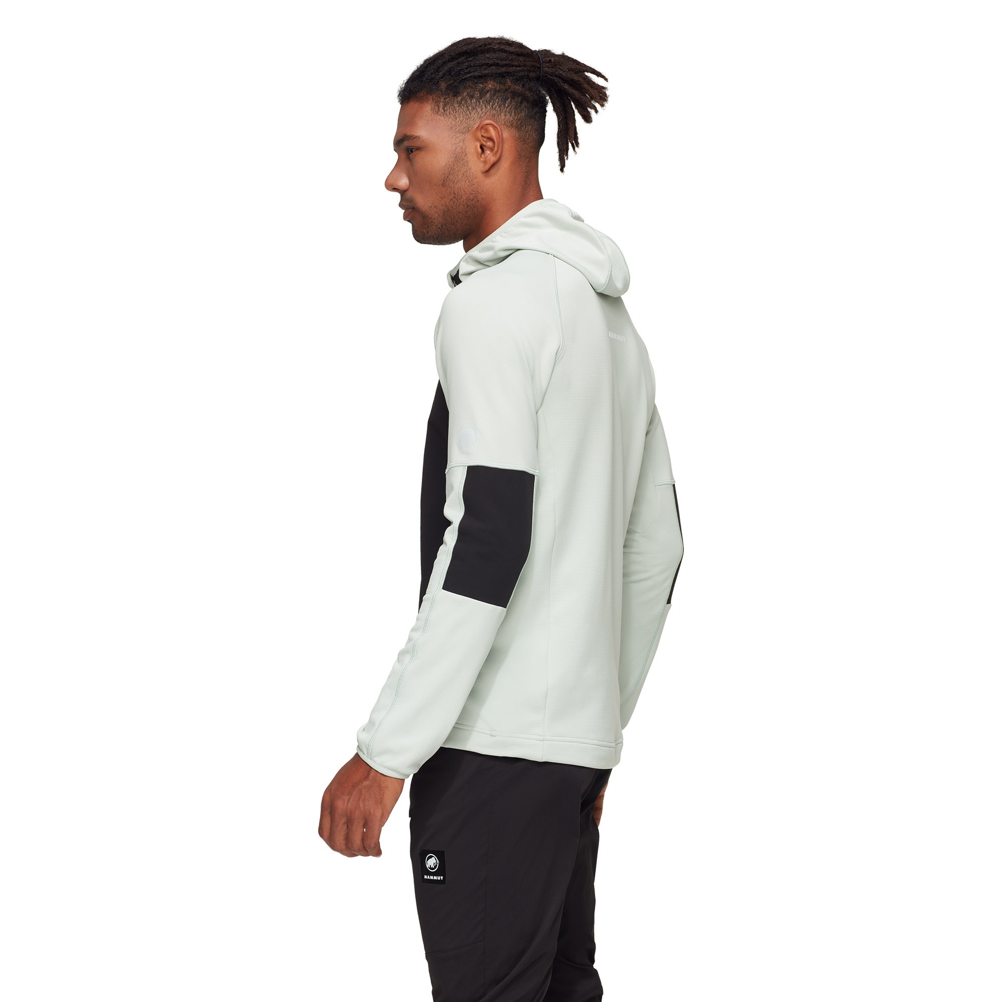 Jakna MAMMUT Massone ML Hooded Silver/Sage Black - Image 3