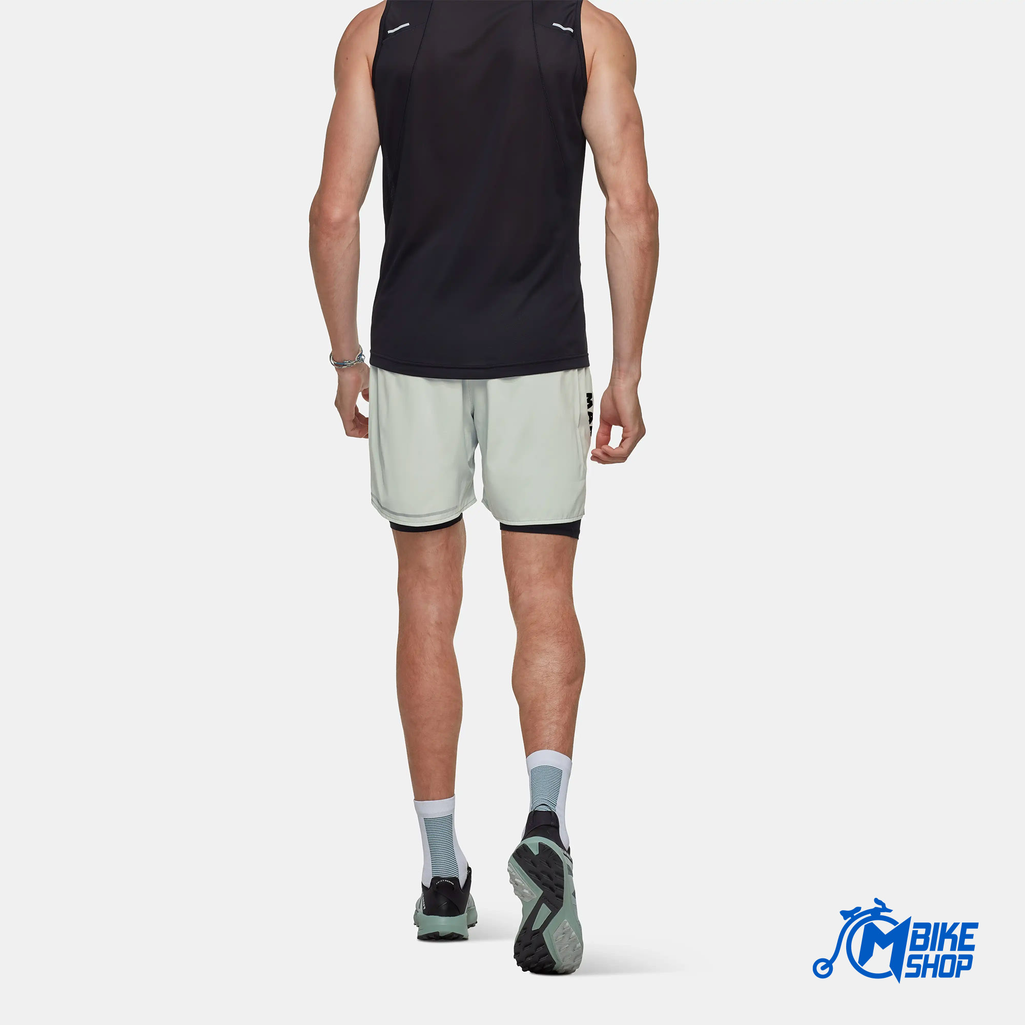 Šorc MAMMUT Aenergy TR 2 in 1 Men Silve Sage/Black - Image 6