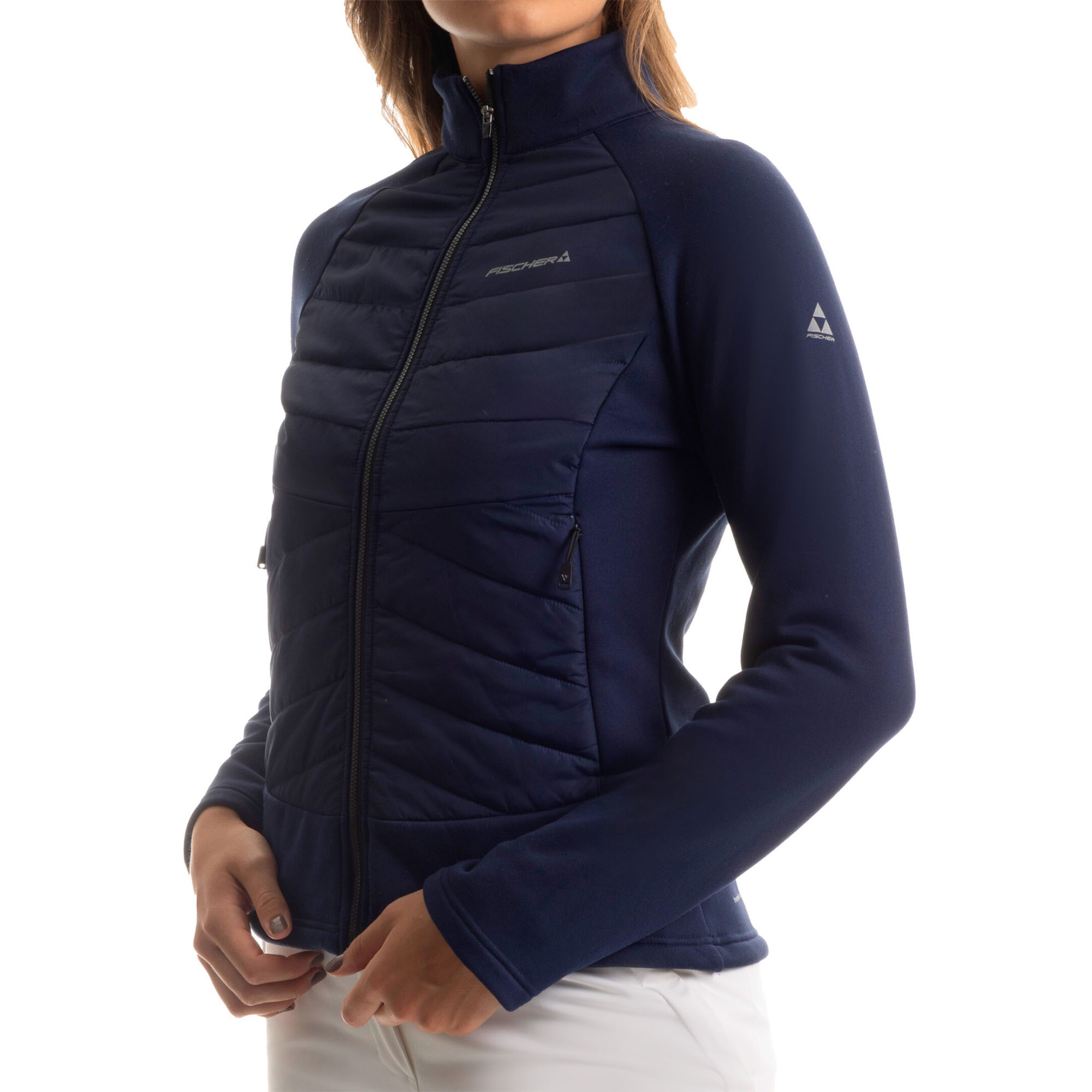 Ženska jakna FISCHER Ivy Hybrid Peacoat Navy - Image 3