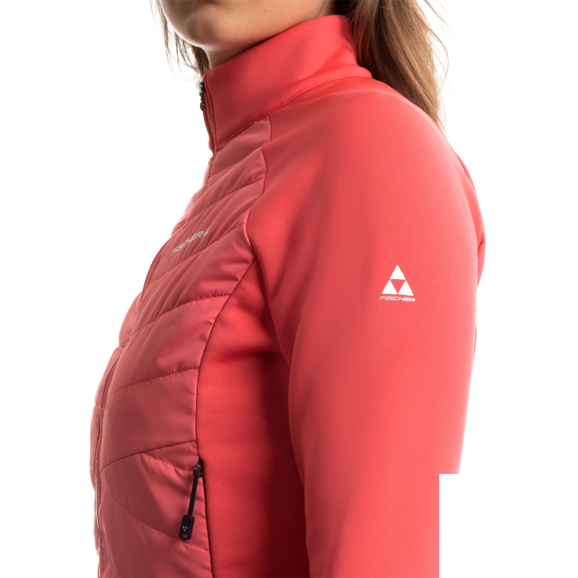 Ženska jakna FISCHER Ivy Hybrid Pink - Image 3