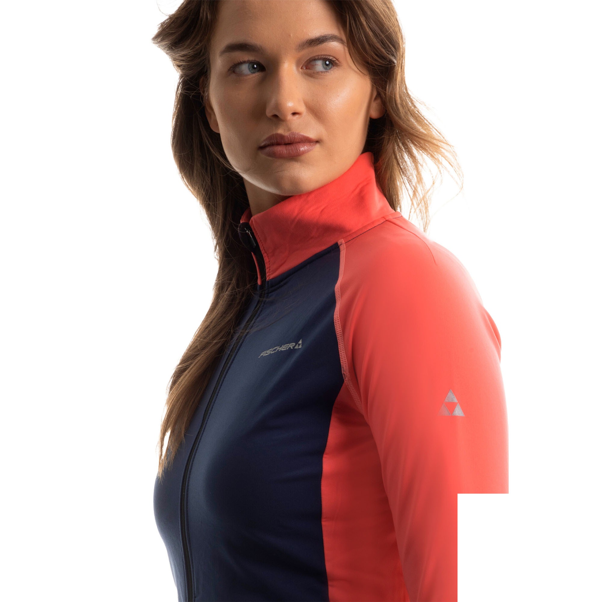 Ženska dukserica FISCHER El Flex Polar Coral Pink - Image 3