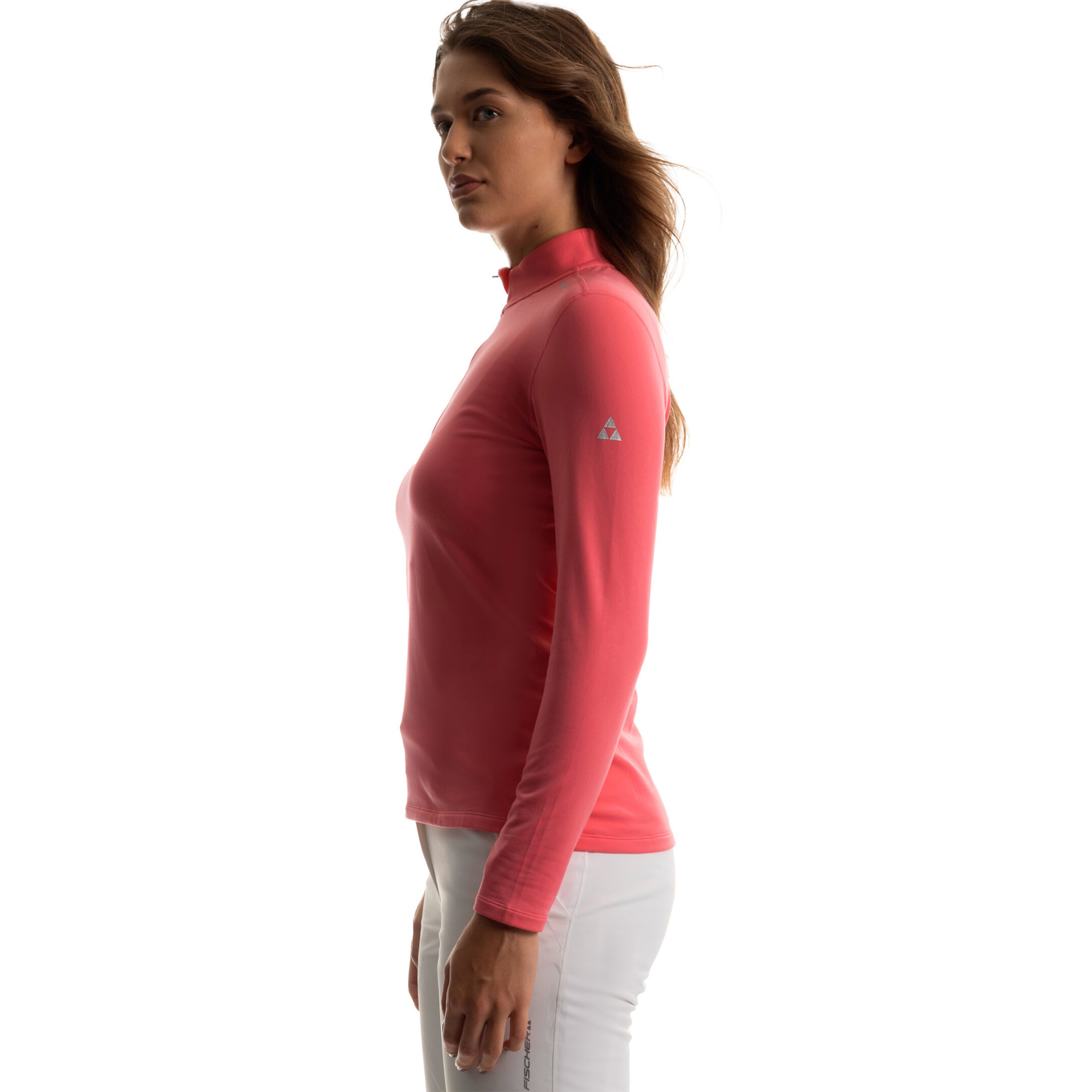 Ženska dukserica FISCHER Enbasis Fleece Coral Pink - Image 7
