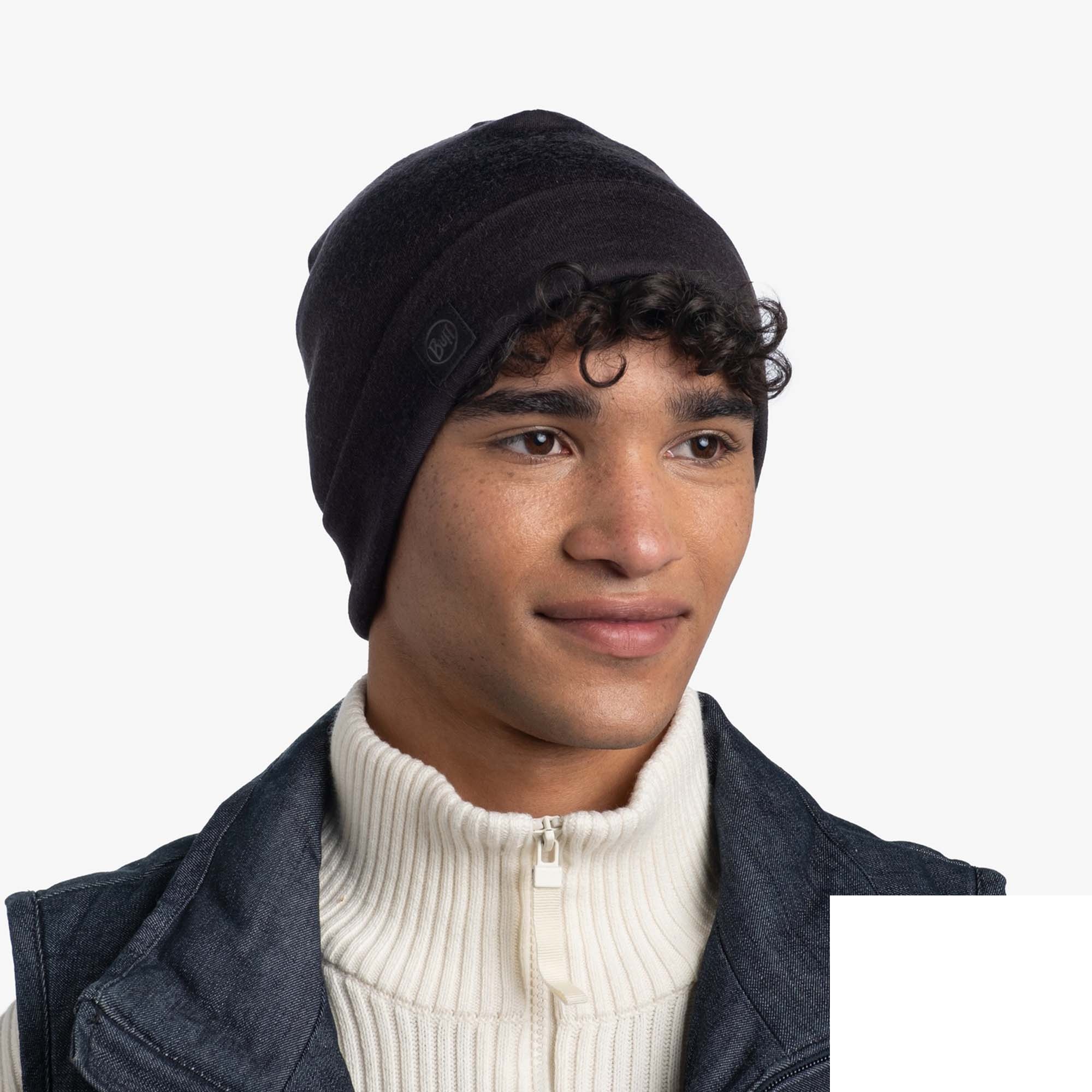 Kapa BUFF Merino Heavyweight Solid Black - Image 3