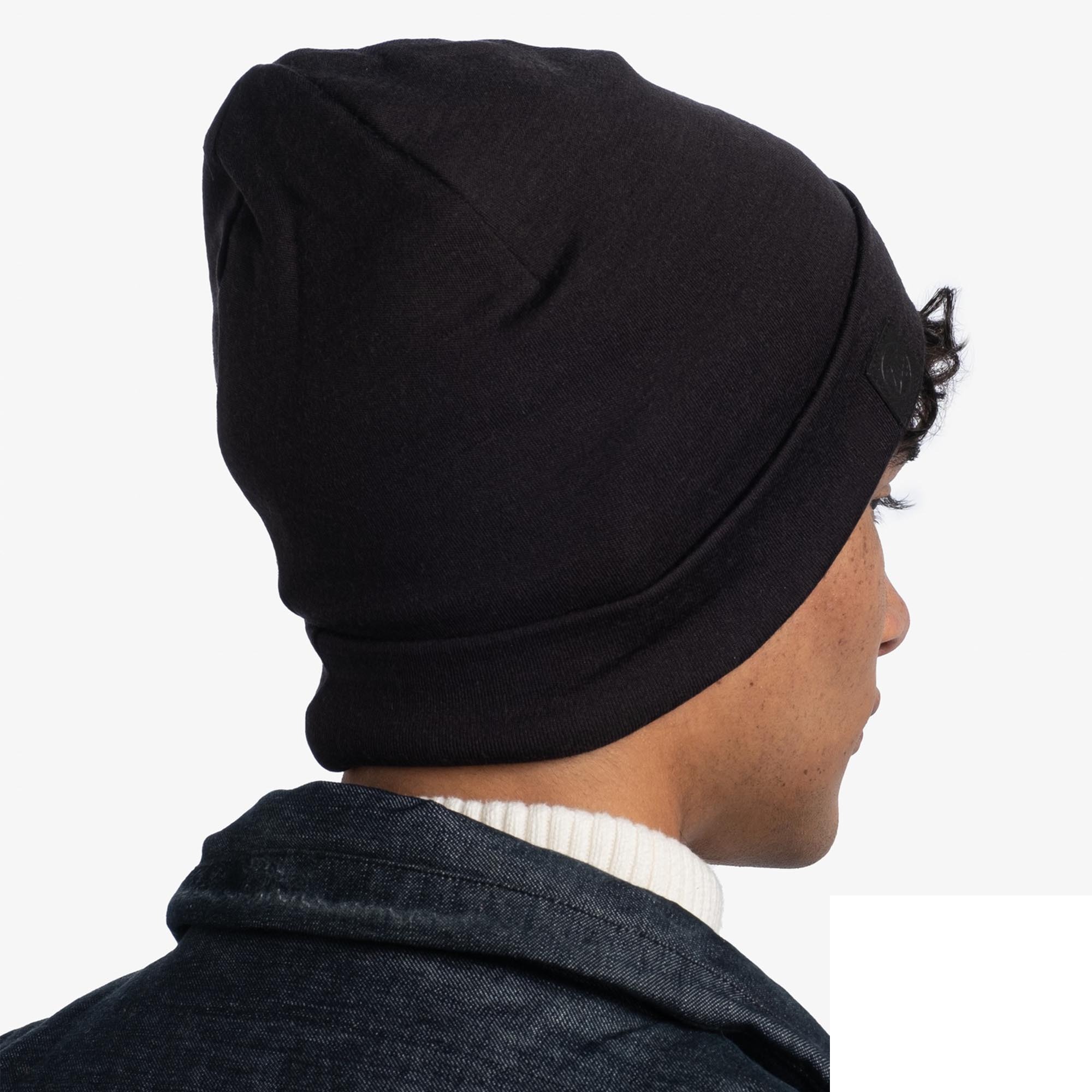 Kapa BUFF Merino Heavyweight Solid Black - Image 4