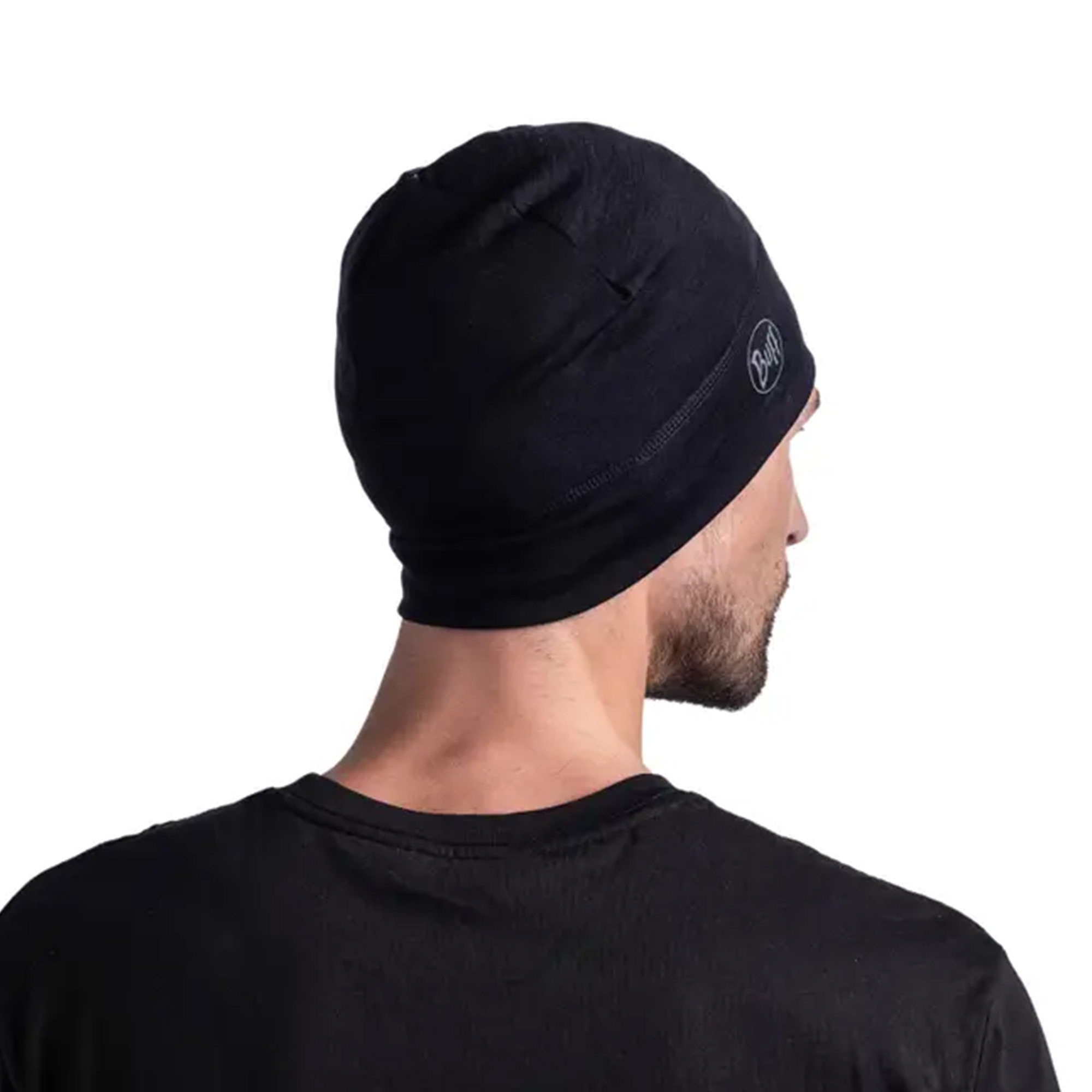 Kapa BUFF Merino Lightweight Solid Black - Image 9