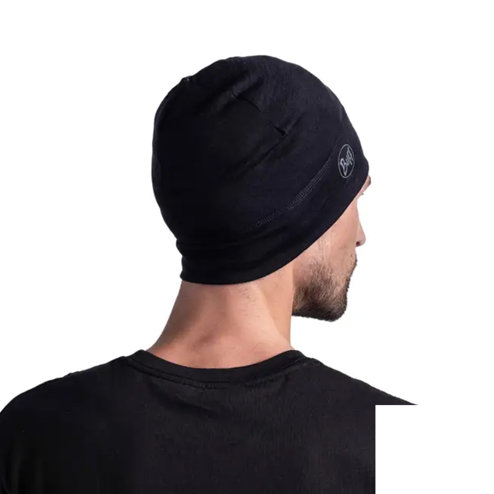 Kapa BUFF Merino Lightweight Solid Black - Image 4