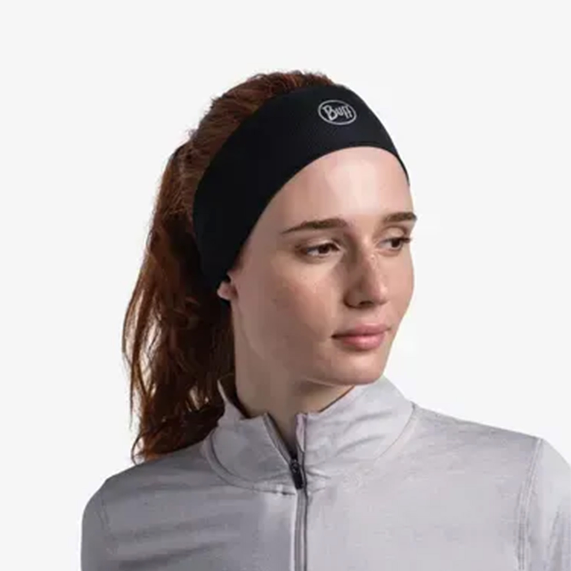 Traka za glavu BUFF Fastwick Solid Black - Image 5