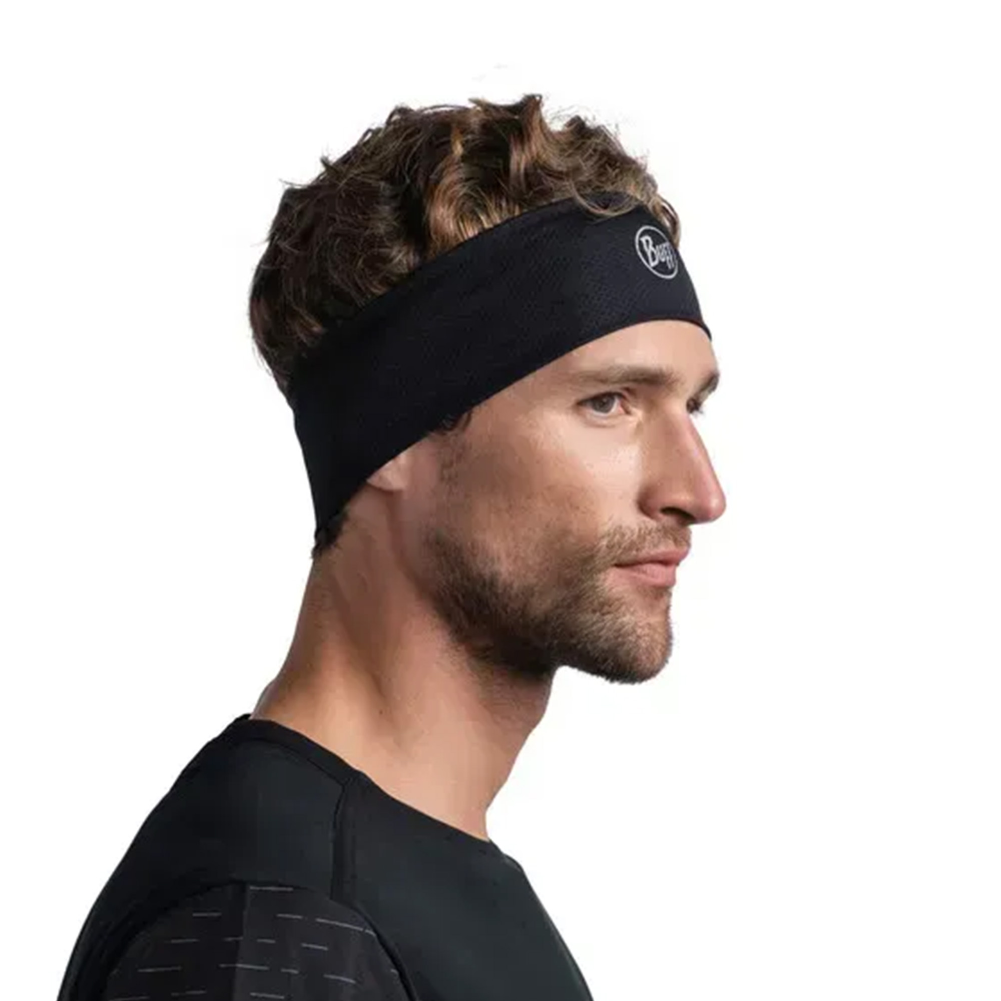 Traka za glavu BUFF Fastwick Solid Black - Image 6