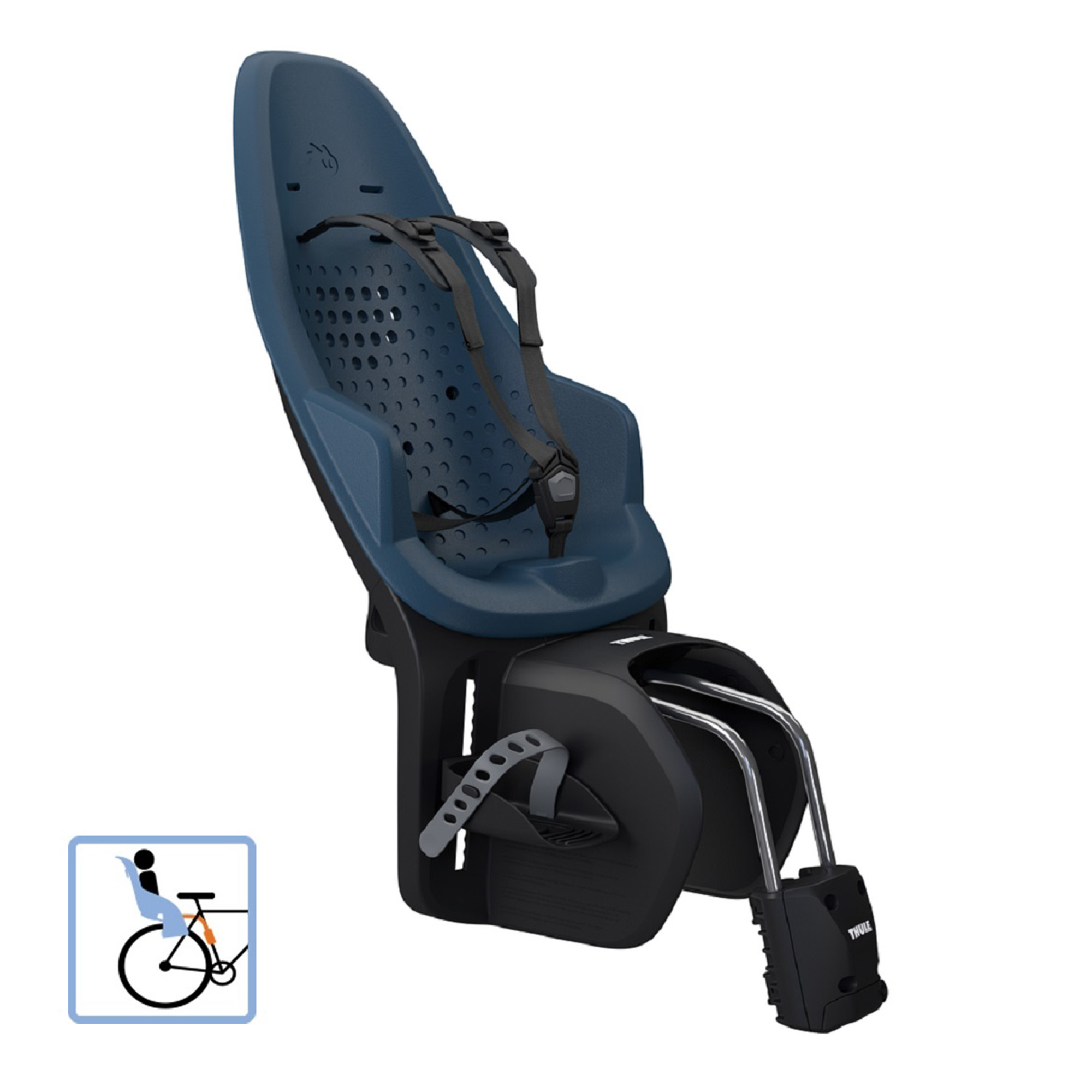 Dječija sjedalica THULE Yepp 2 Maxi zadnja na ram Plava - Image 5