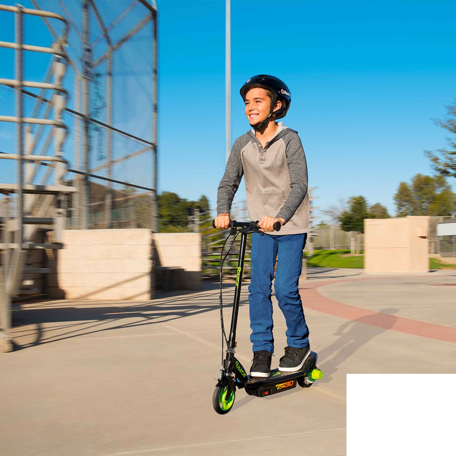 E-romobil RAZOR Kids Power Core E90 Sprint Green - Image 6