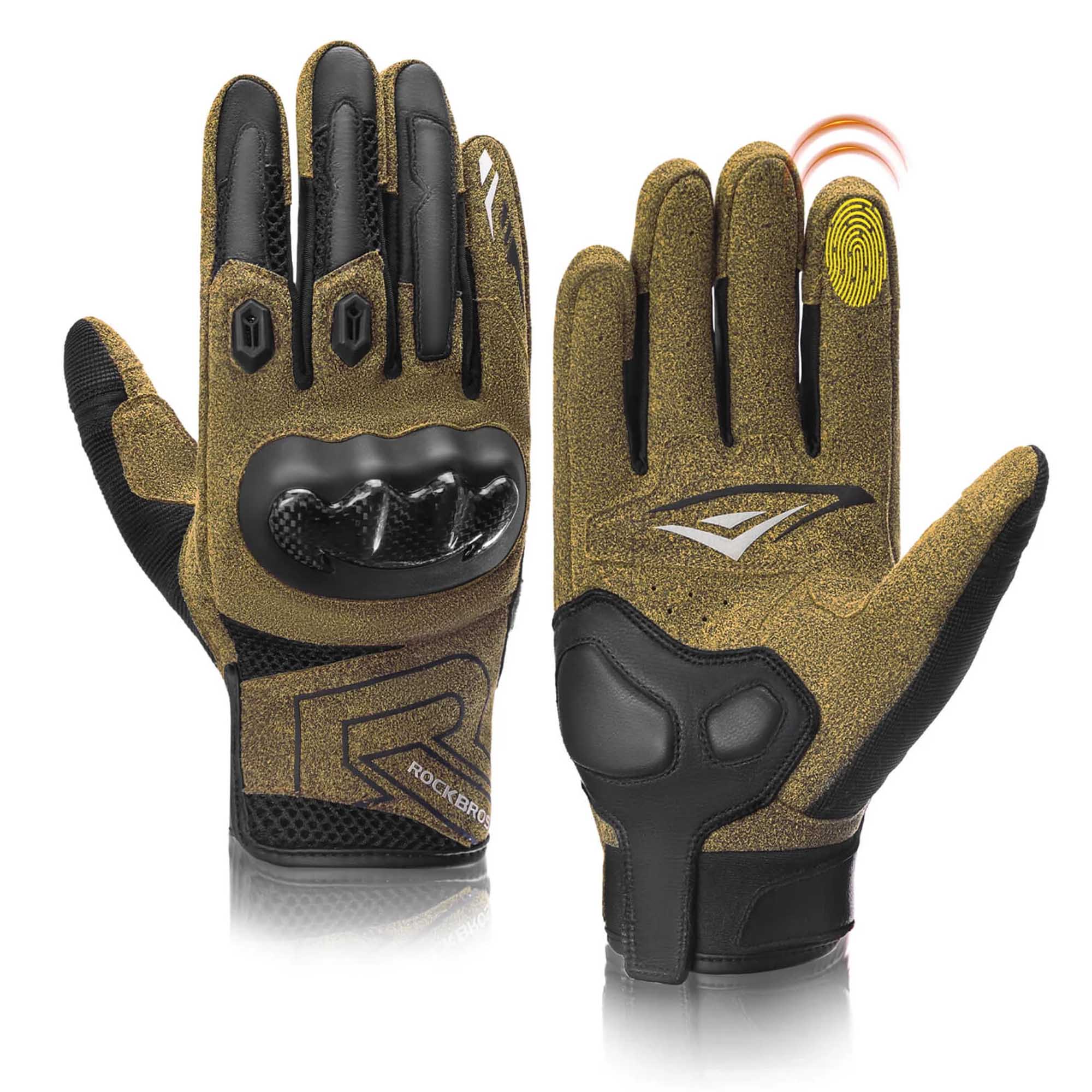 RB Zimske biciklističke rukavice Brown - Image 2