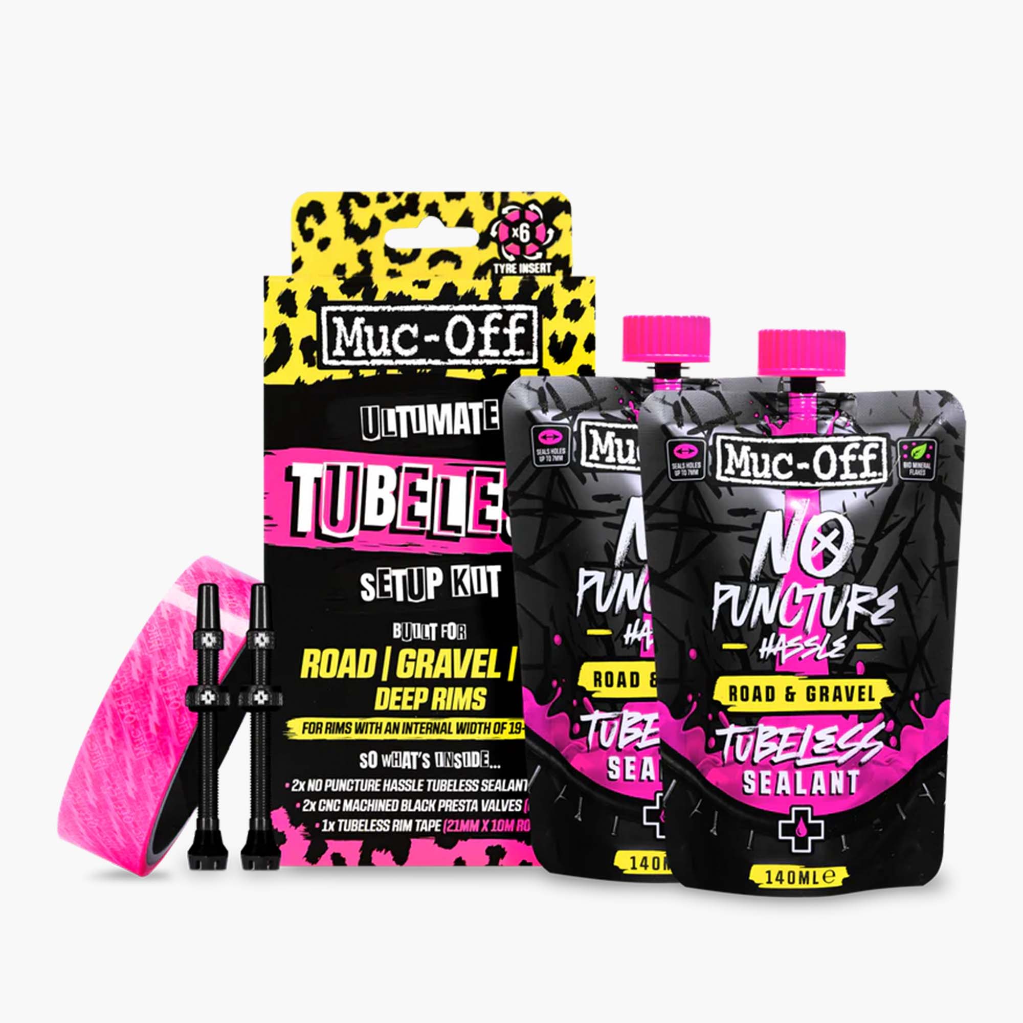 MUC-OFF Ultimate Tubeless Setup kit Road/Gravel/CX Deep Rims - Image 2