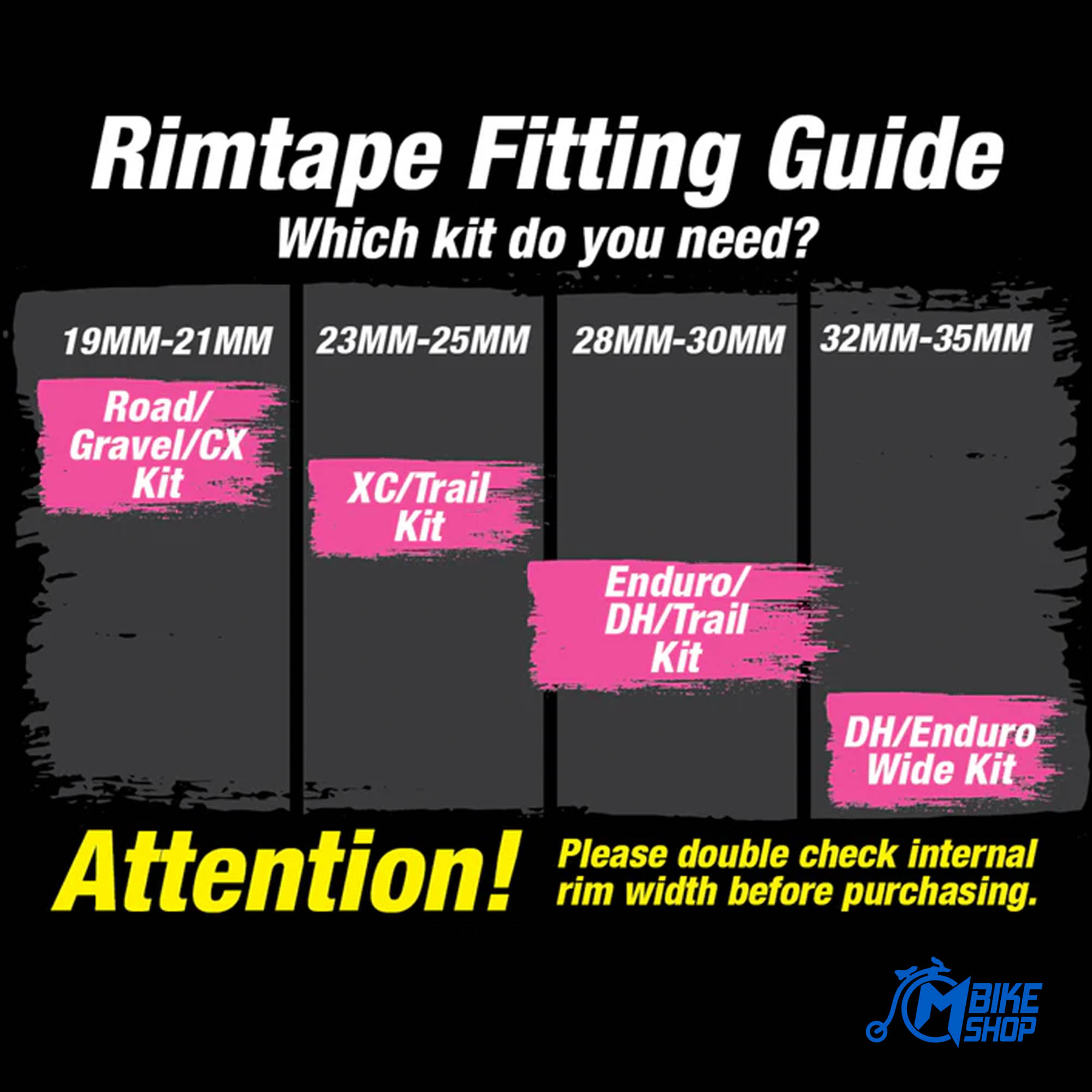 MUC-OFF Ultimate Tubeless Setup KIT DH/Enduro Wide - Image 6