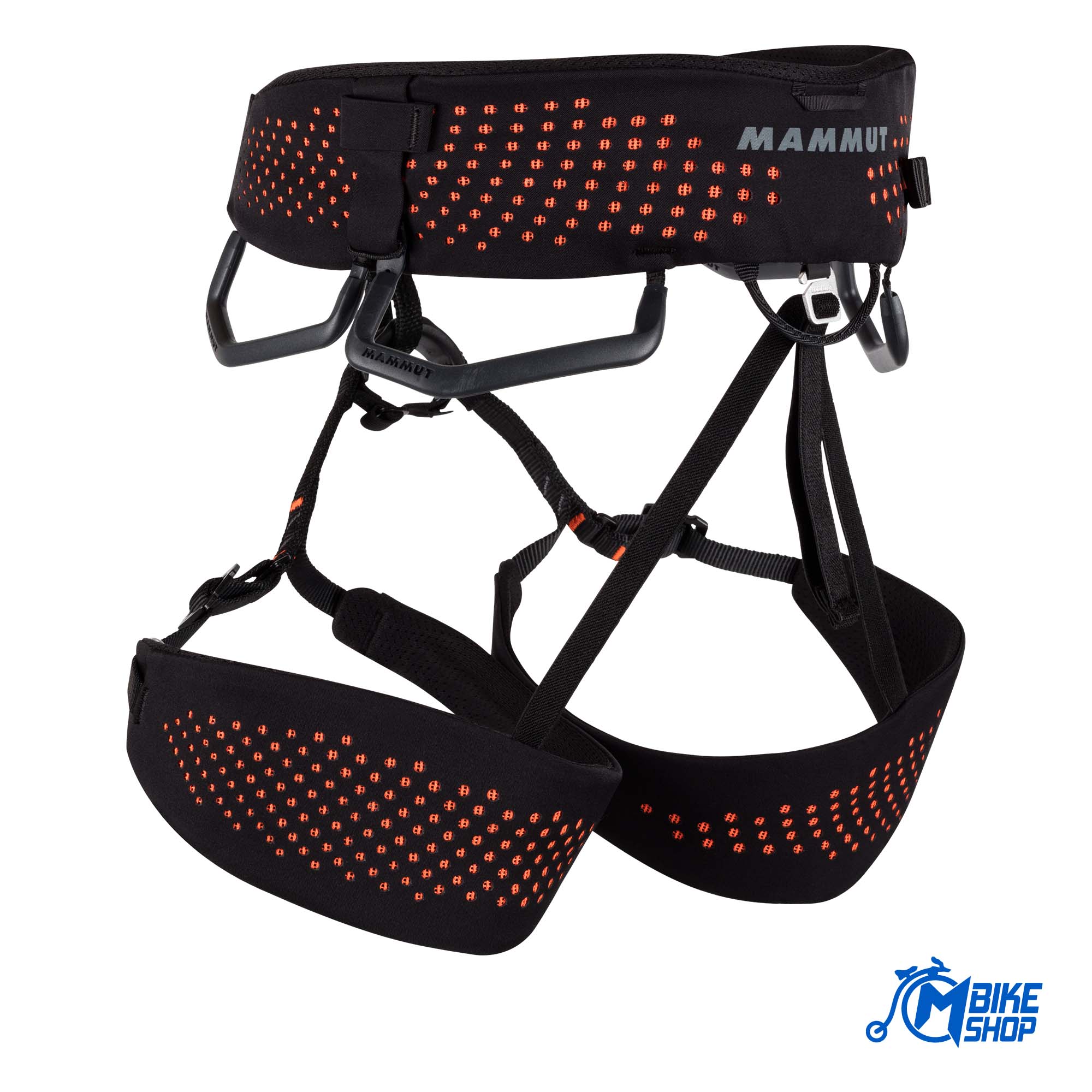 Pojas za penjanje MAMMUT Comfort Fast Adjust Harness Black/Safety Orange - Image 4