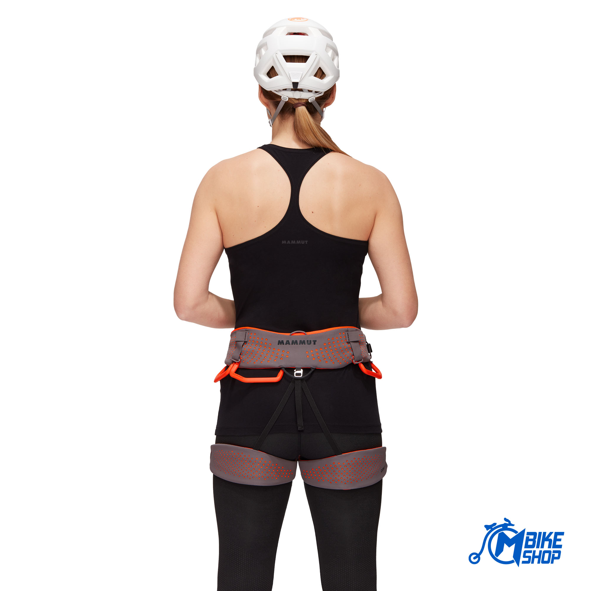 Ženski pojas MAMMUT za penjanje Comfort Fast Adjust Harness Black/Safety Orange - Image 10