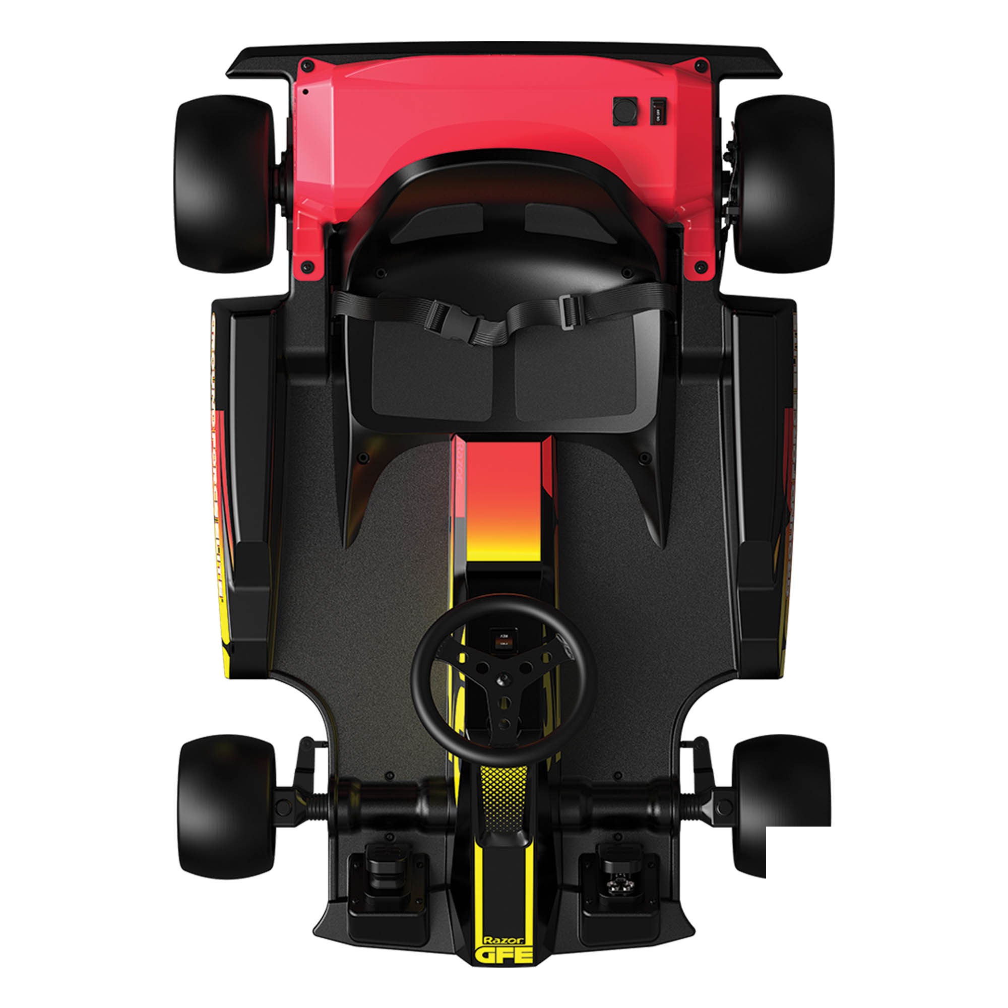 E-Karting vozilo RAZOR Kids Ground Force Elite Black/Red - Image 3