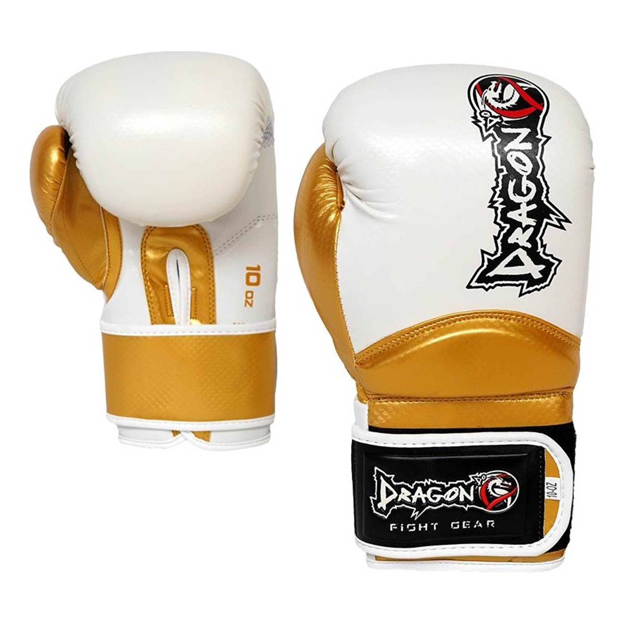 DragonDo Rukavice za Muay Thai Carbon 5 White Gold - Image 3