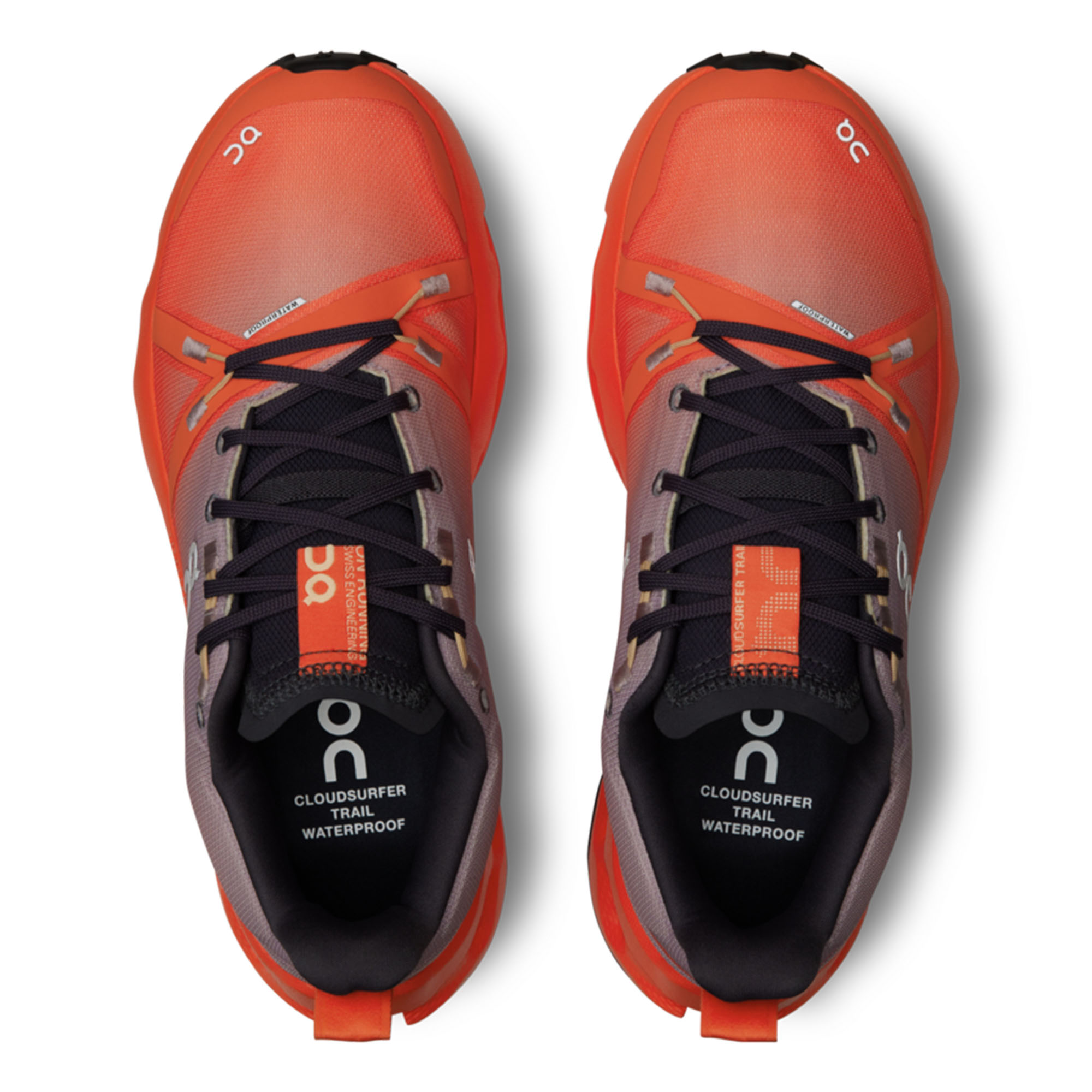 Ženske patike ON Cloudsurfer Trail Mauve/Flame WATERPROOF - Image 10