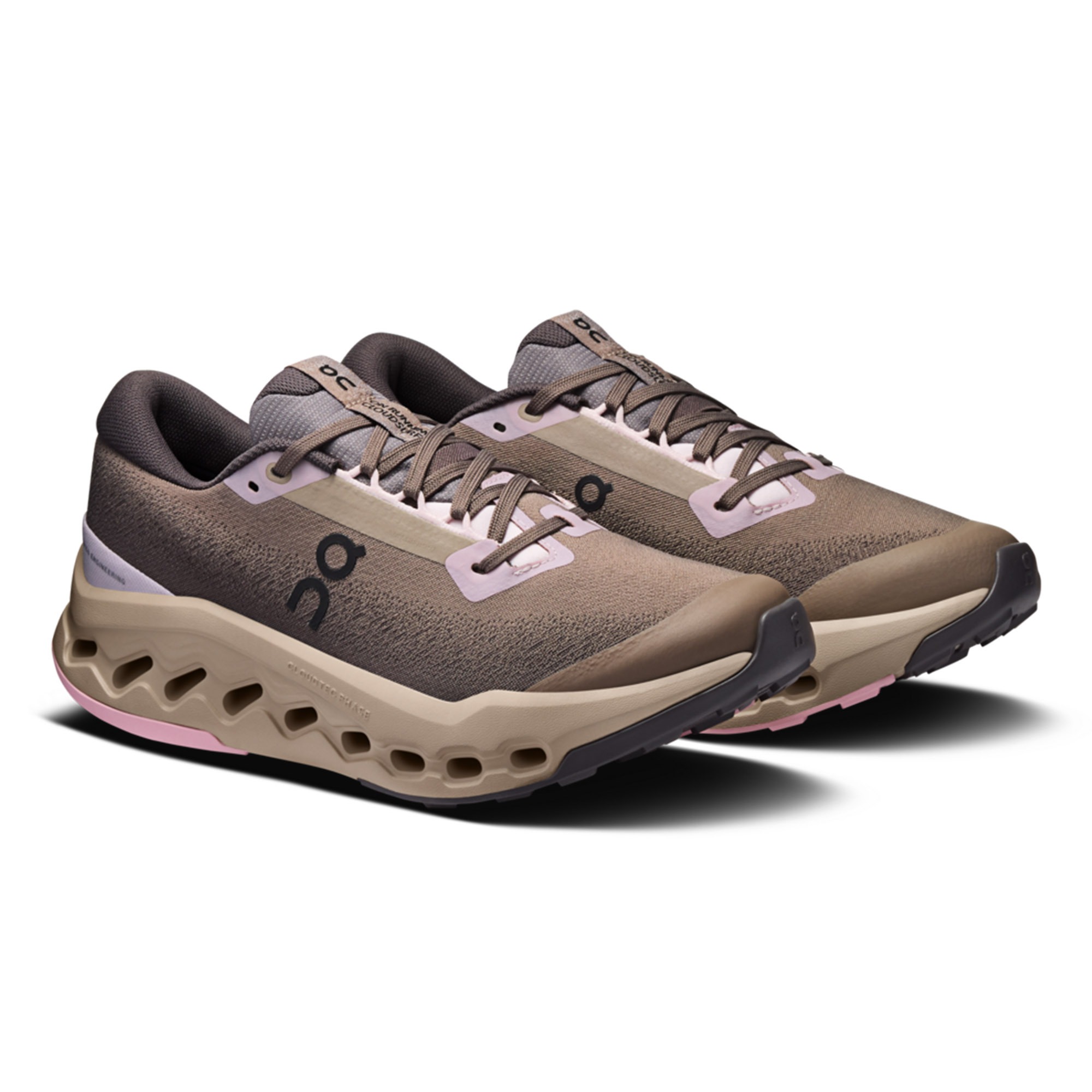 Ženske patike ON Cloudsurfer Trail 2 WATERPROOF Cinder/Desert - Image 3