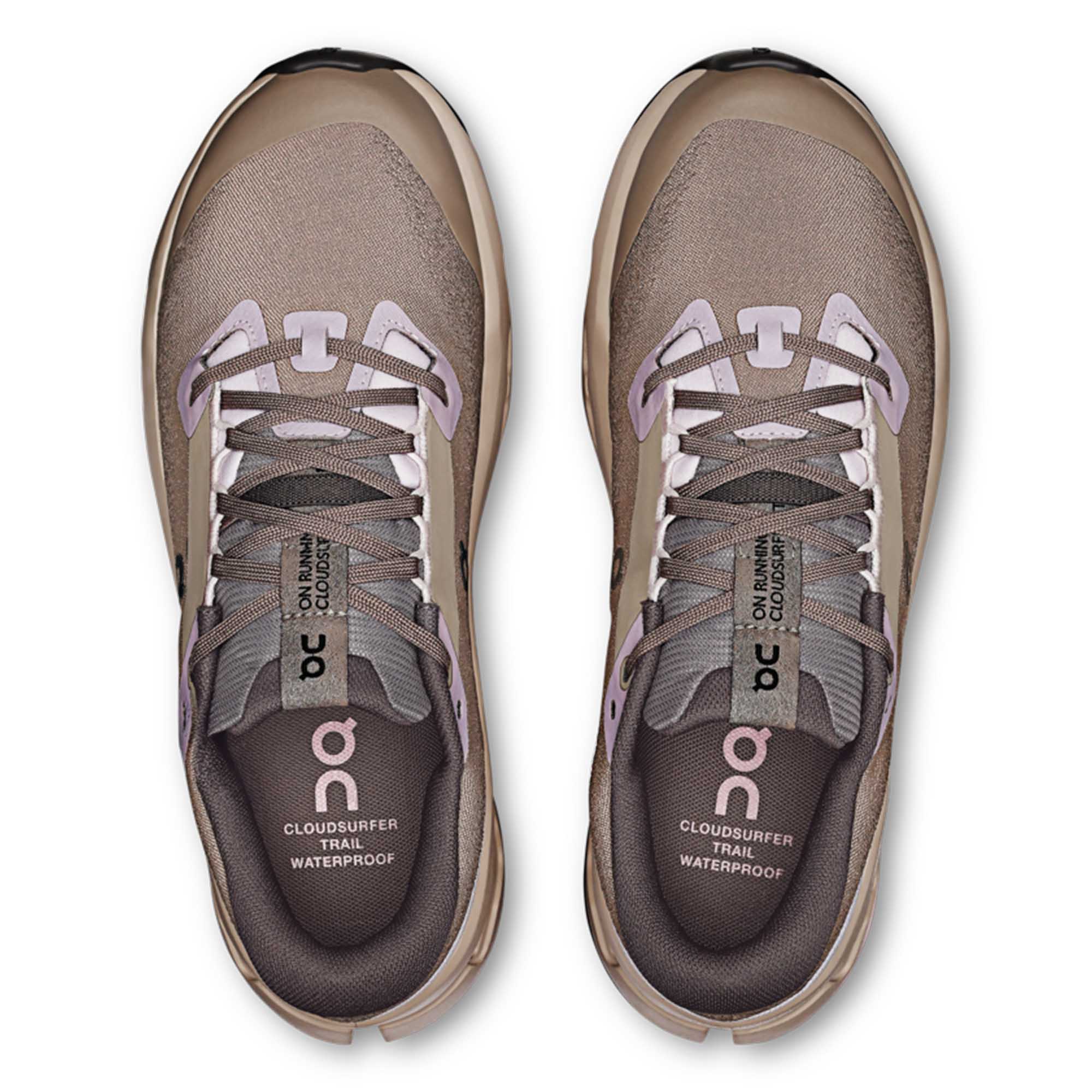 Ženske patike ON Cloudsurfer Trail 2 WATERPROOF Cinder/Desert - Image 10