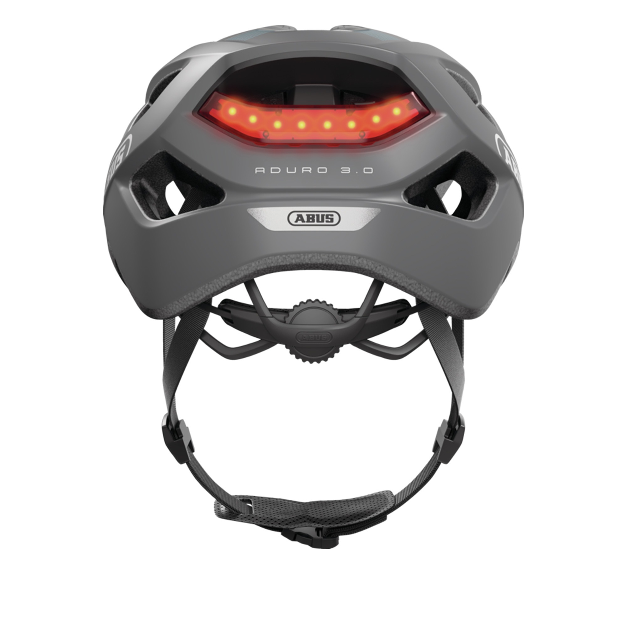 Kaciga ABUS Aduro 3.0 Led Race Grey - Image 4