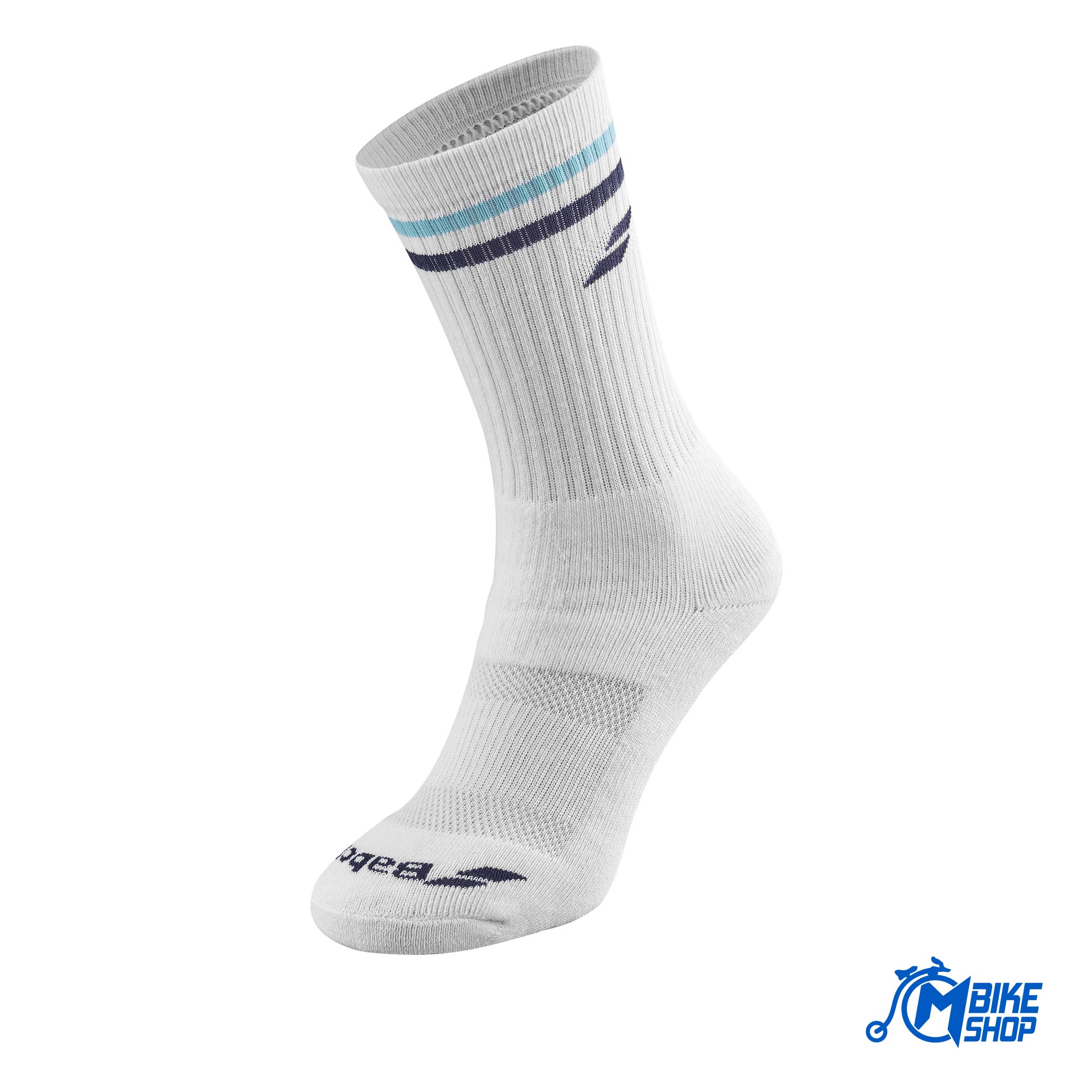 Čarape BABOLAT Team Single White/Estate Blue - Image 2