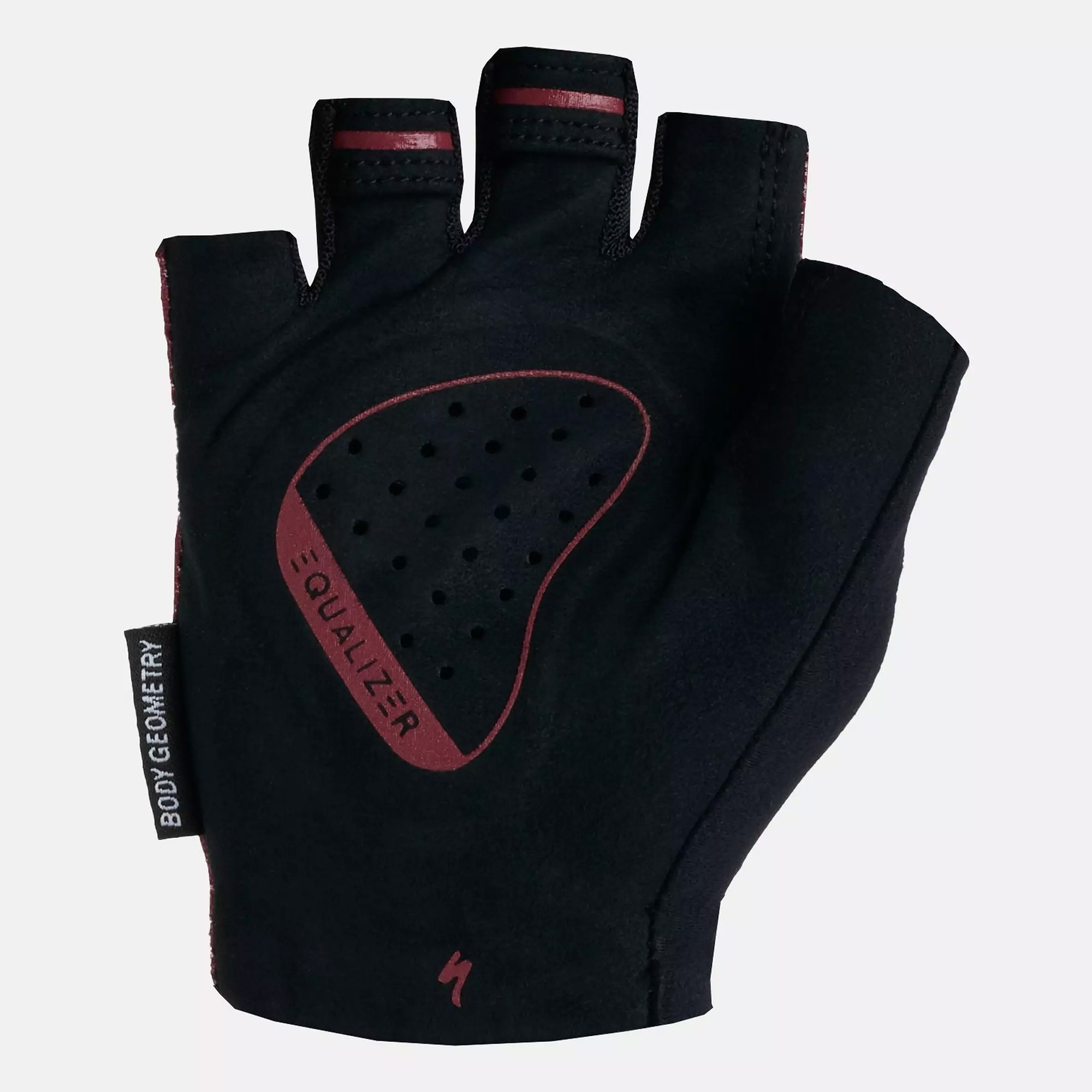 Rukavice SPECIALIZED Body Geometry Grail Short Finger Garnet Red - Image 4