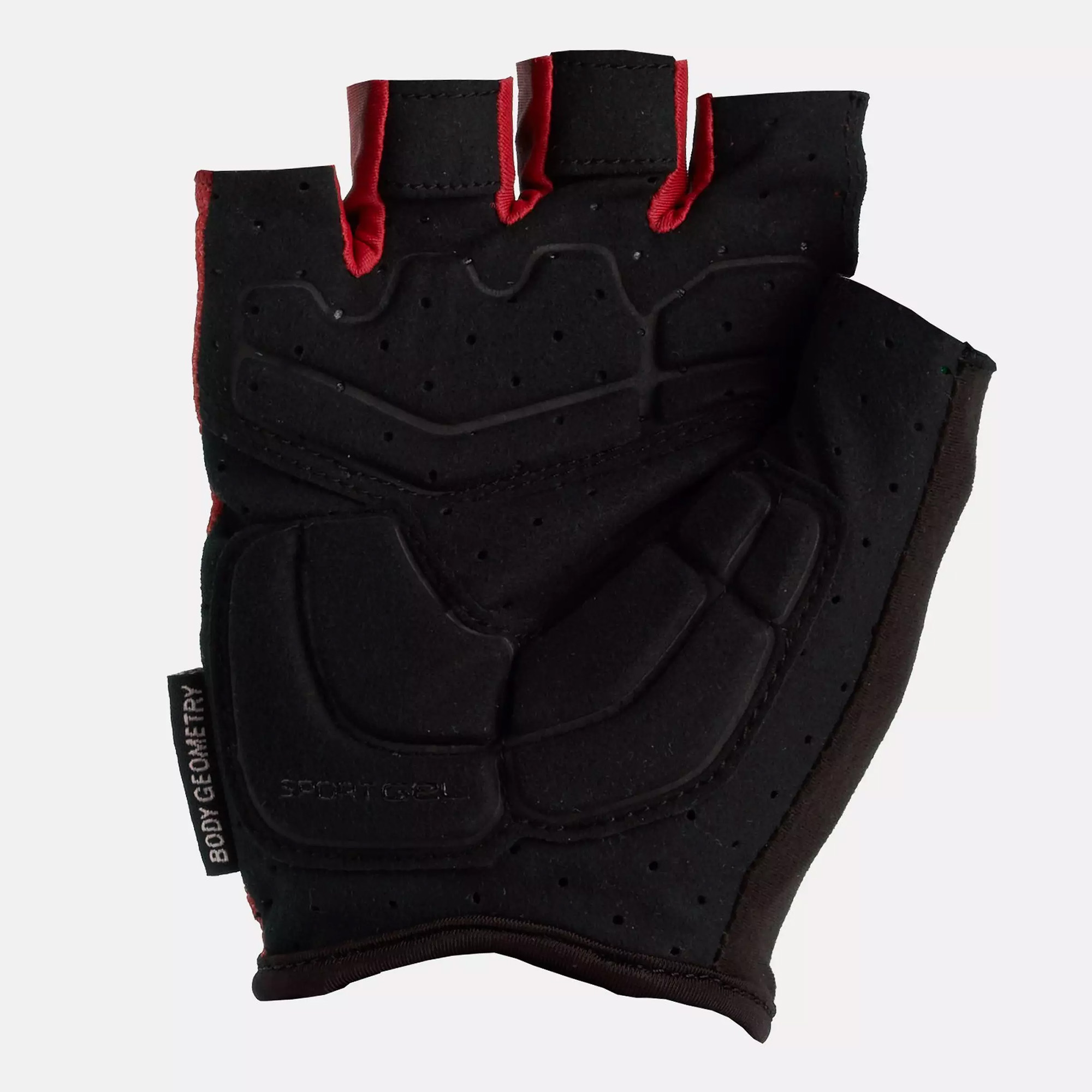 Rukavice SPECIALIZED Body Geometry Sport Gel Short Finger Vivid Red - Image 4