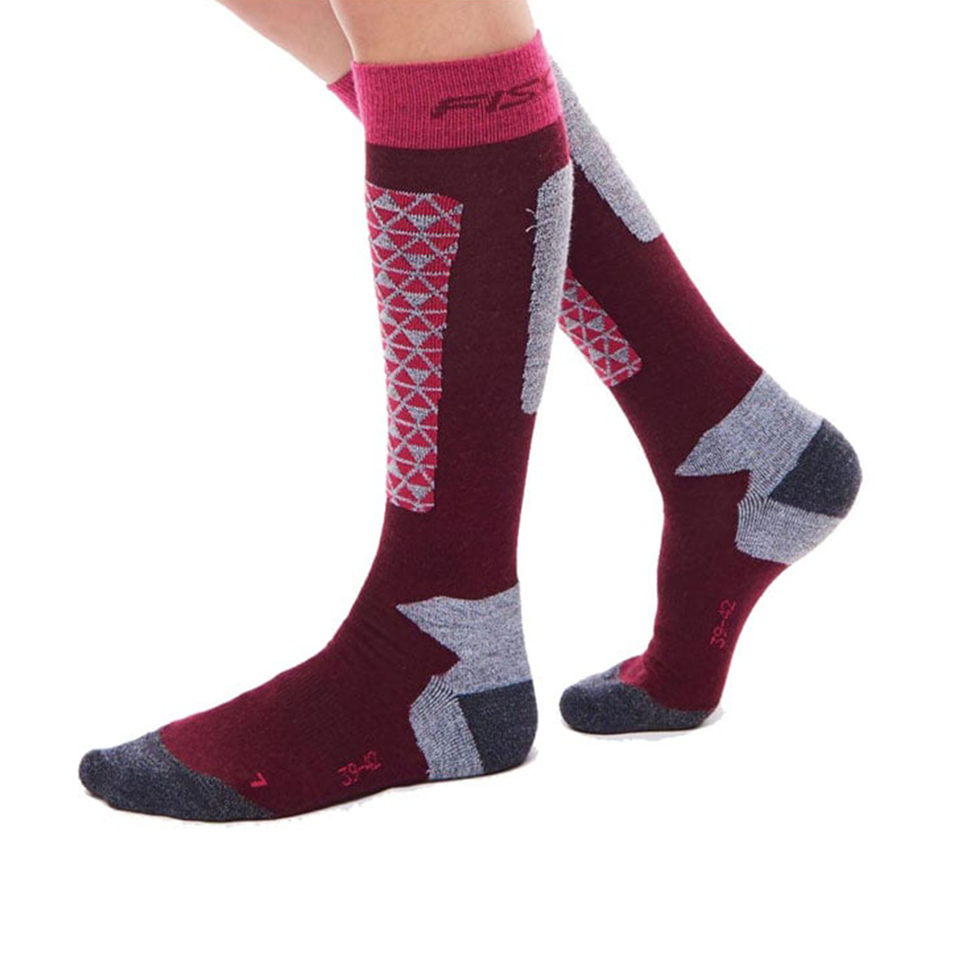 Ženske čarape FISCHER Alpine Socks Comfort Red - Image 2