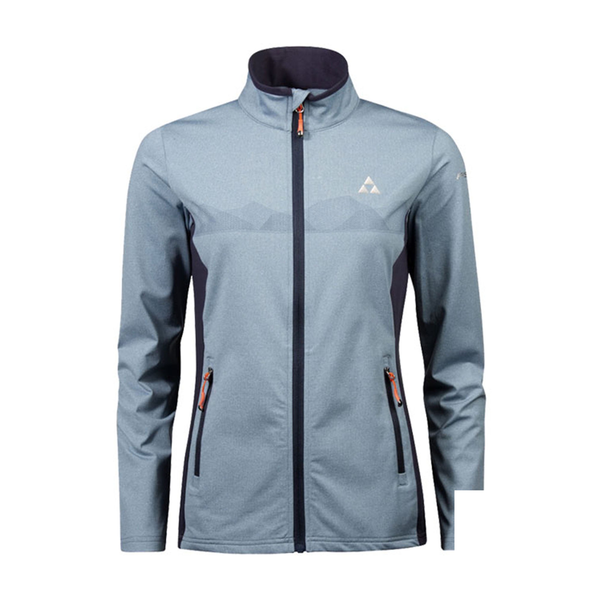 Ženska dukserica FISCHER Elmau II Fleece Blue Melange - Image 2