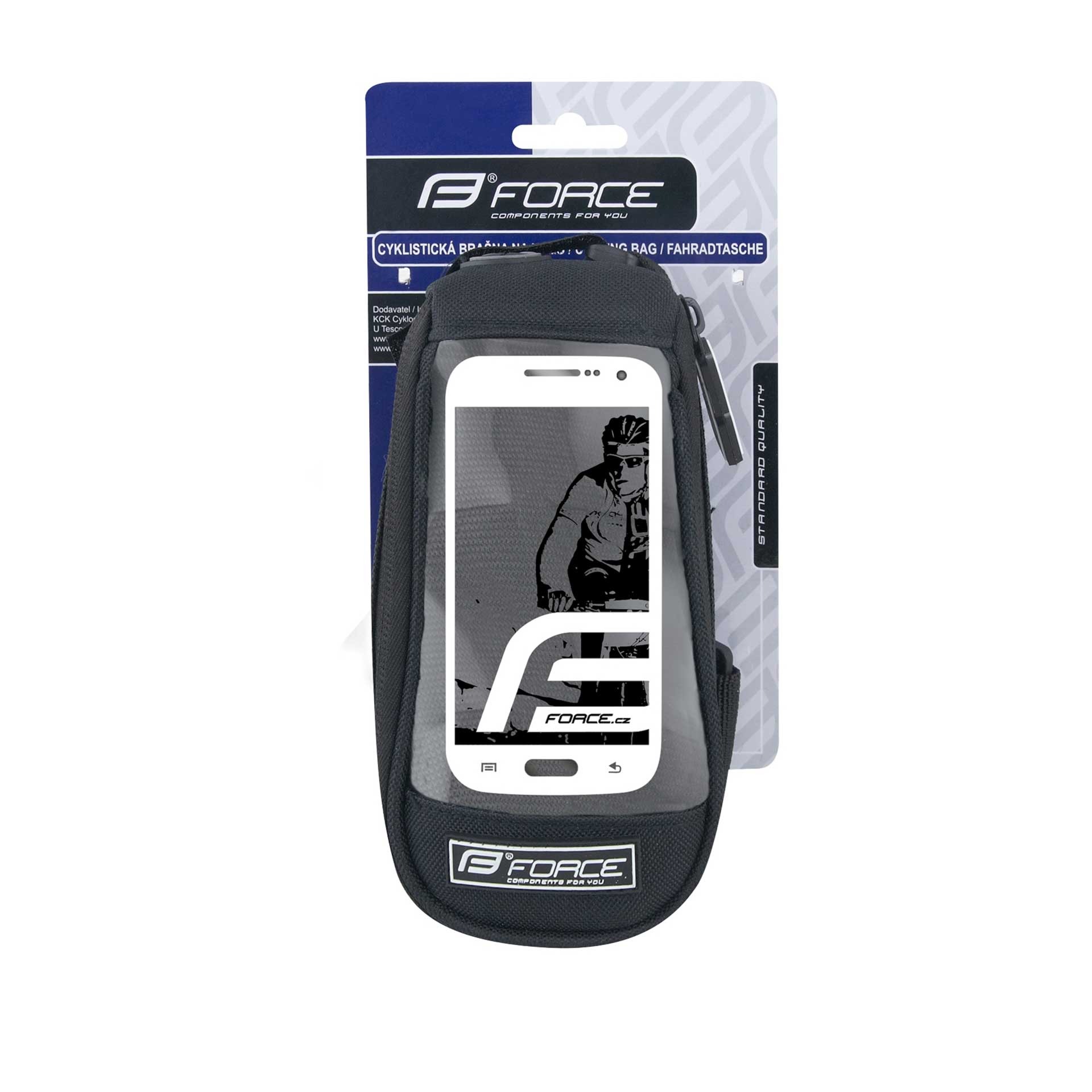 Torbica za mobitel na ram FORCE Black - Image 4