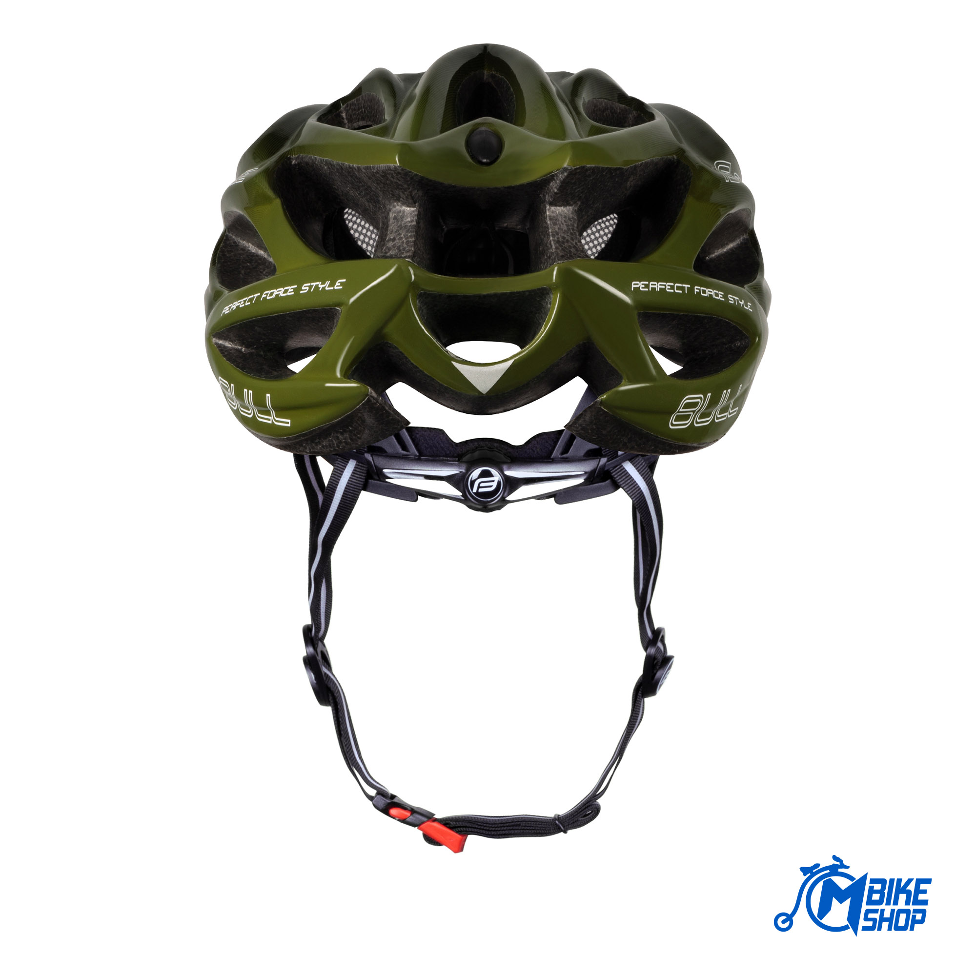 Kaciga FORCE Bull Hue Black/Army Green - Image 9